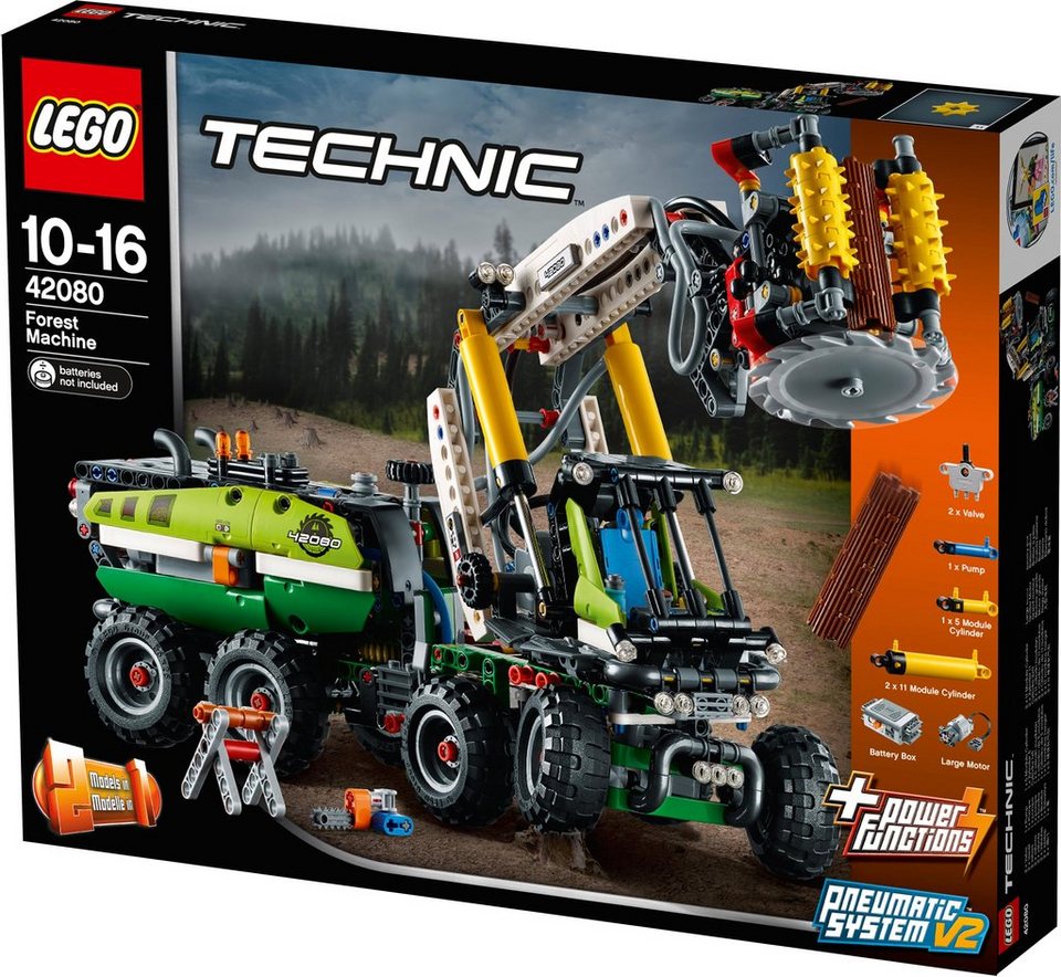 Lego Konstruktionsspielsteine Harvester Forstmaschine 42080