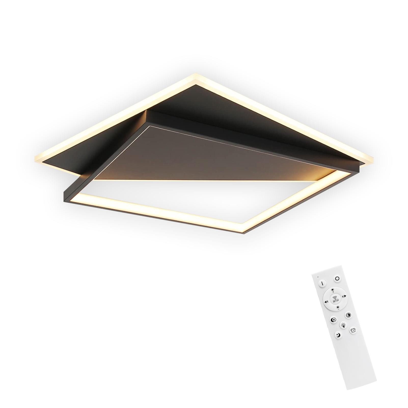 ZMH LED Deckenleuchte Modern Design Quadraten, günstig online kaufen