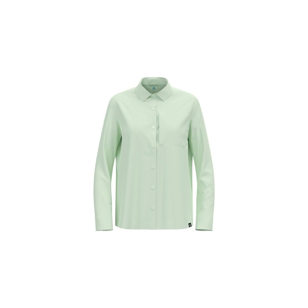 Odlo Outdoorbluse Essentials Long Sleeve Hiking Shirt Leichtes, schnelltrocknendes Langarmshirt mit Brusttasche für