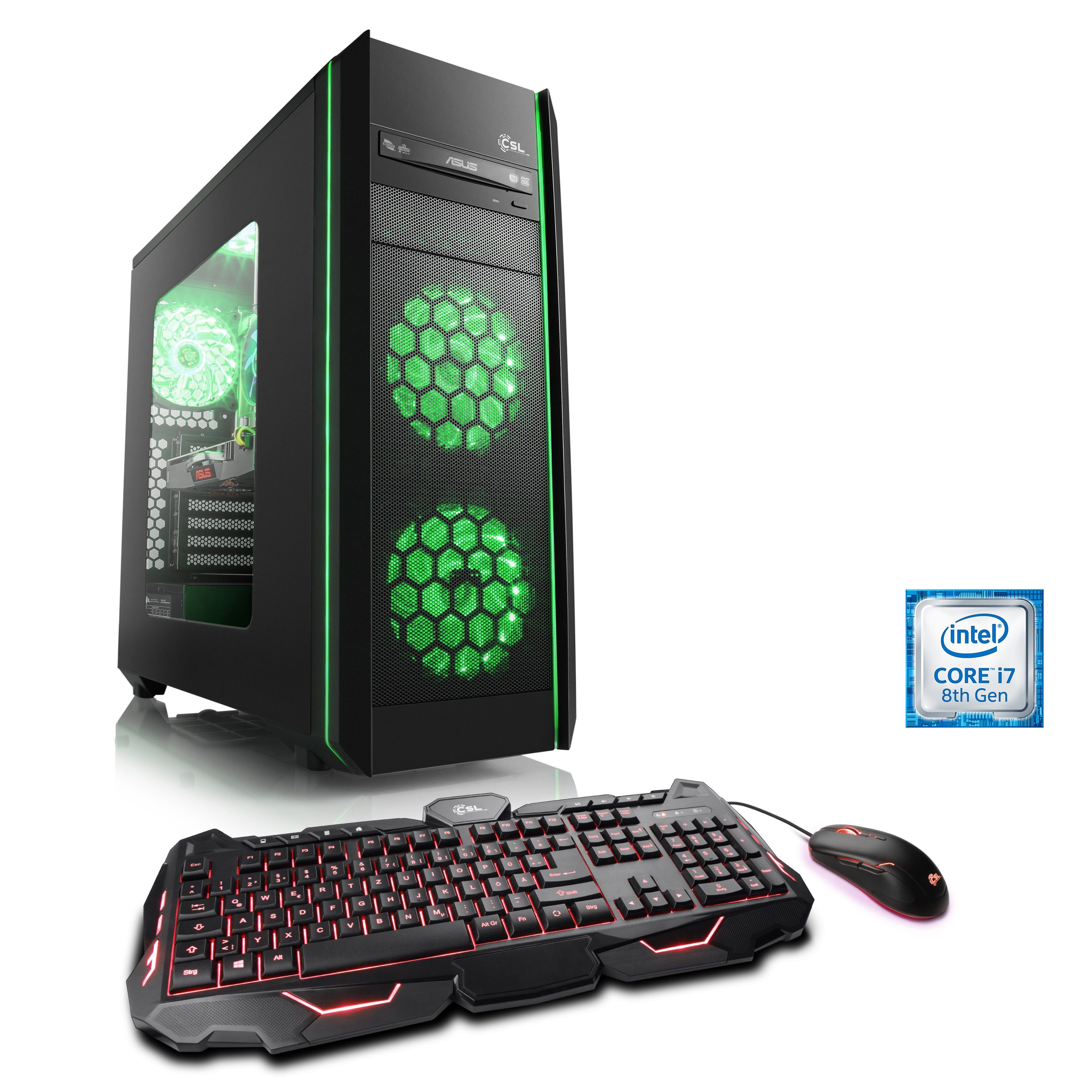 CSL Gaming PC Core i78700 GeForce GTX 1080 16 GB RAM SSD