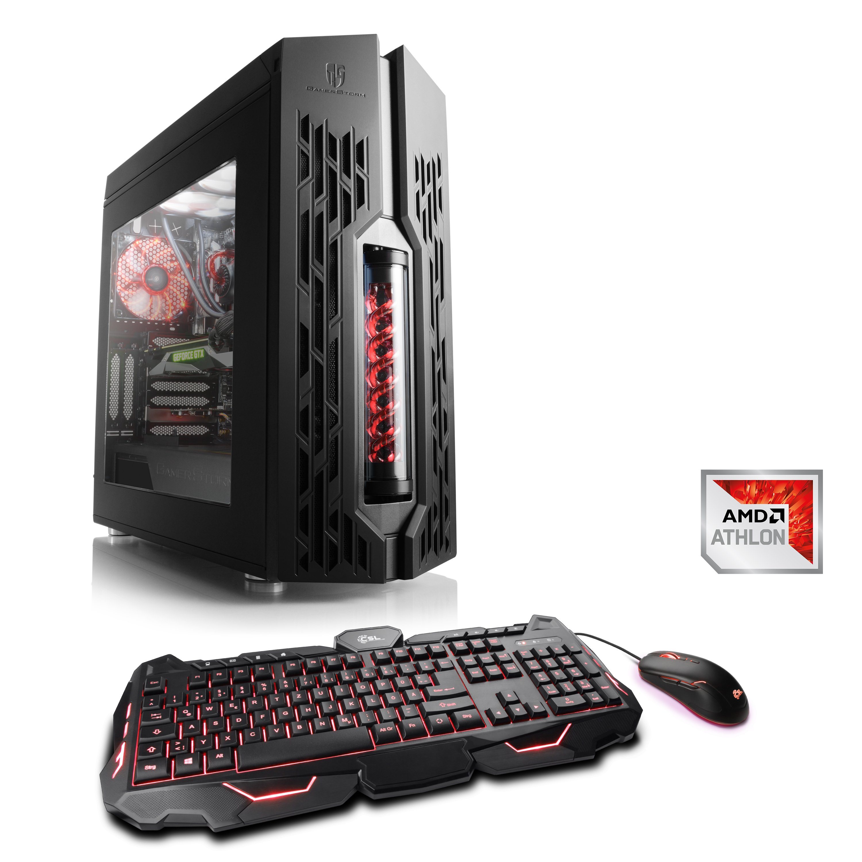 Gaming PC | Athlon X4 950 | GTX 1060 | 16 GB DDR4 | 240 GB SSD »HydroX T2060 Wasserkühlung« Gaming PC | Athlon X4 950 | GTX 1060 | 16 GB DDR4 | 240 GB SSD »HydroX T2060 Wasserkühlung«