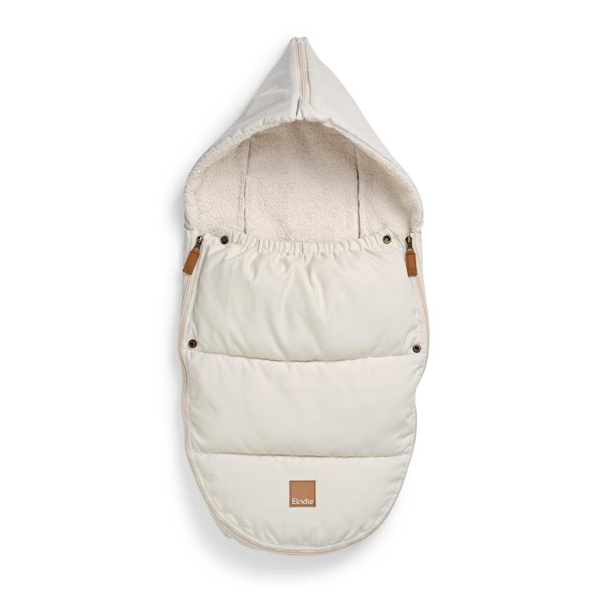 Elodie Fußsack Fußsack für Babyschale - Creamy White (1-tlg)