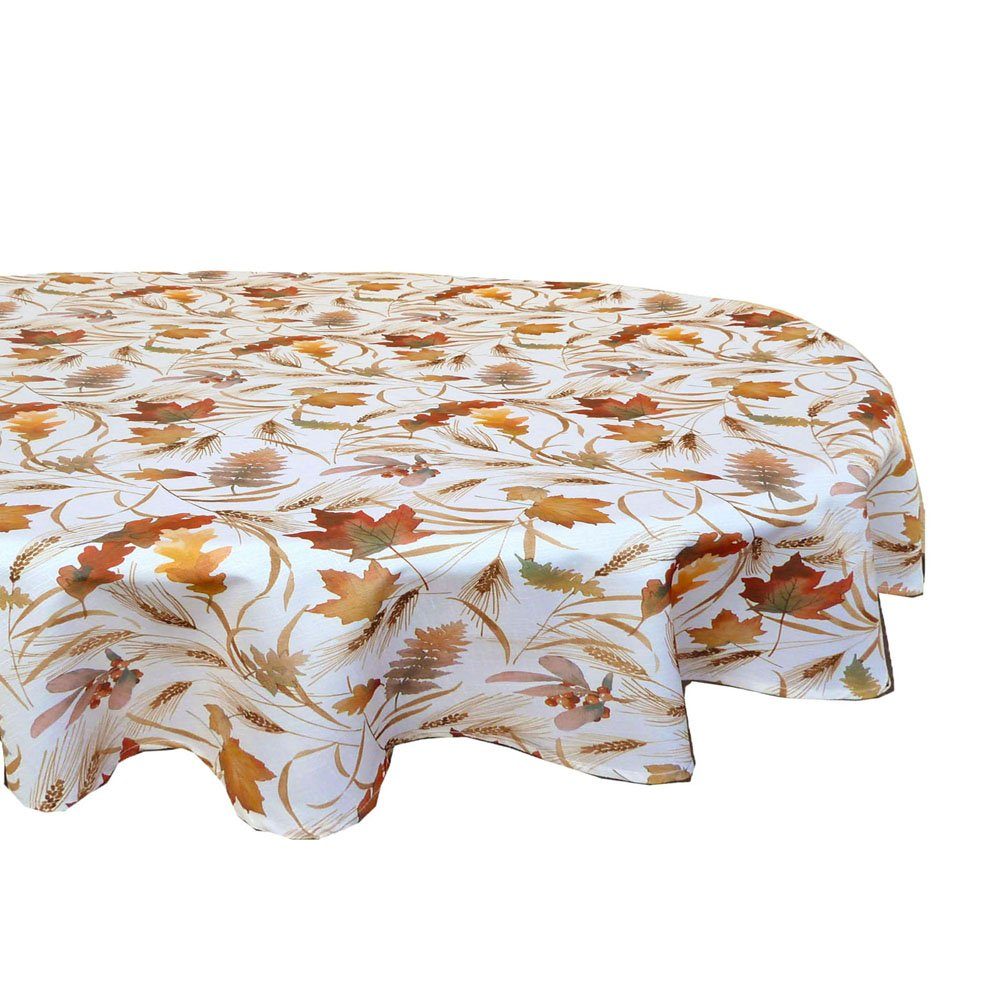 120x225 cm Große Decke Textildruck Motiv ''Herbstlaub'' 