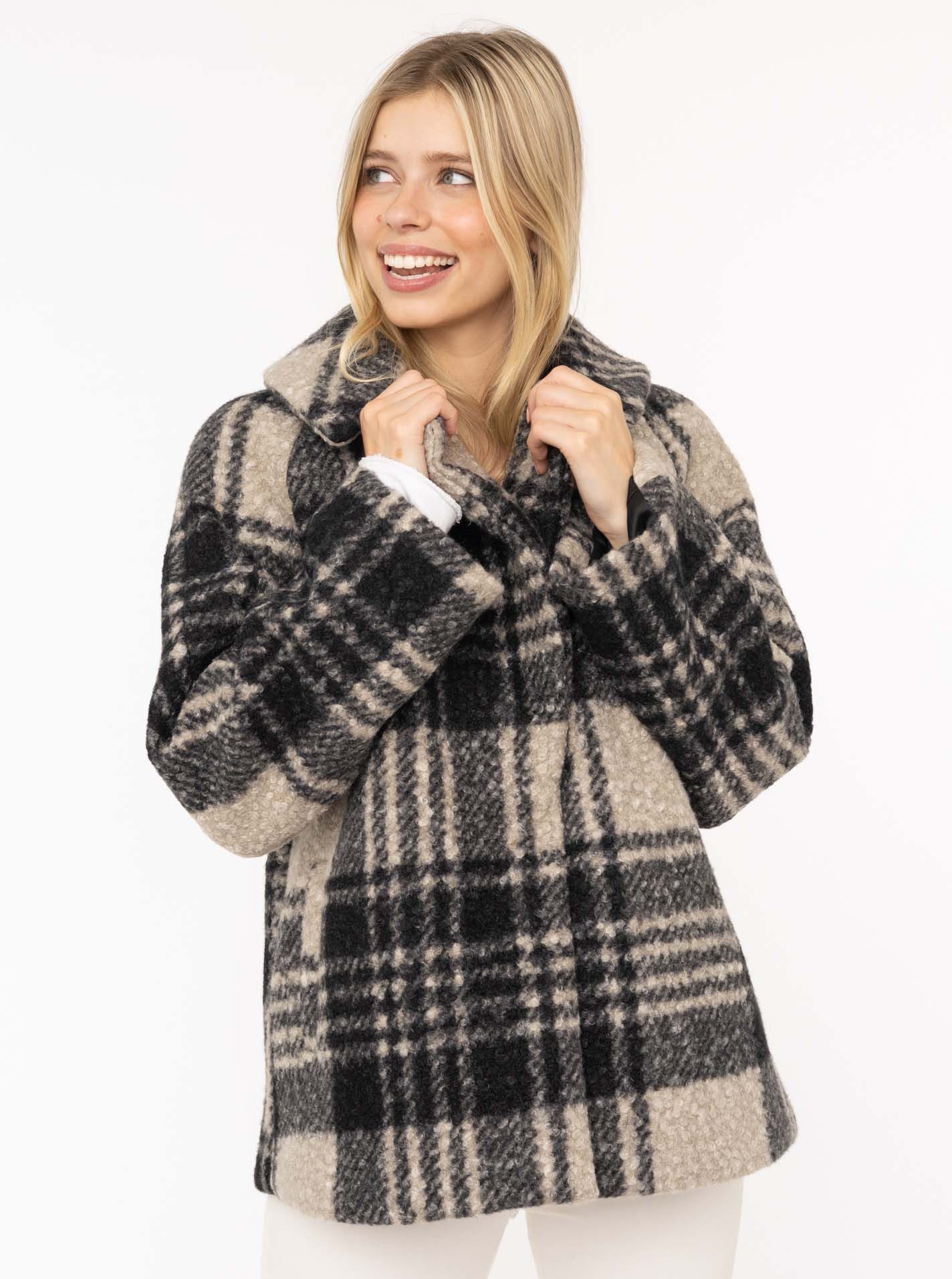 Zwillingsherz Winterjacke "Karo" Reverskragen, Karo-Muster, wärmend günstig online kaufen