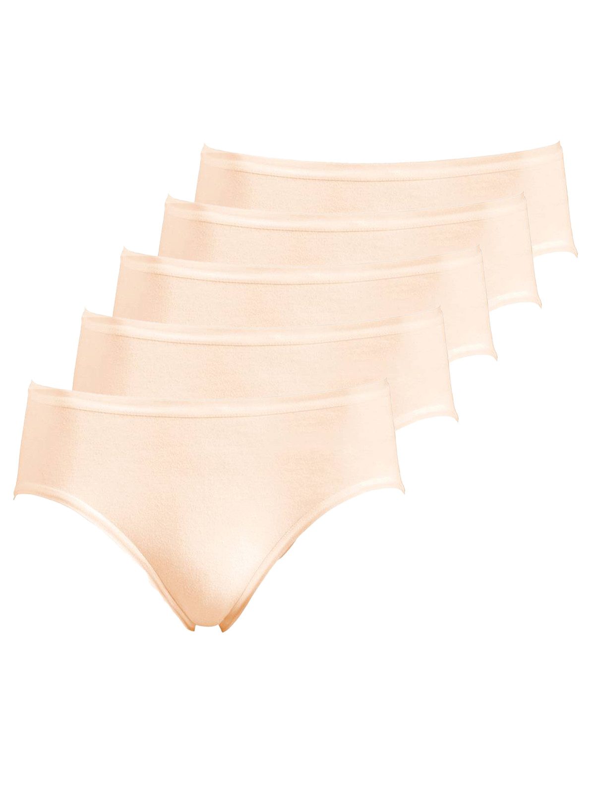 Hüftslip 5er Pack Damen Hüftslip Baumwolle-Elasthan