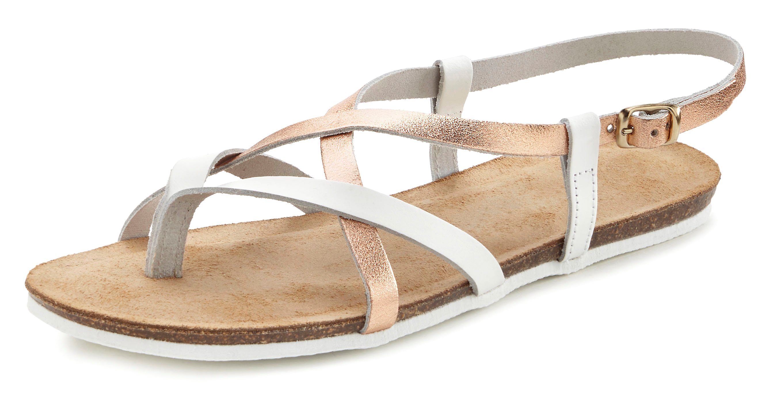 Vivance Zehentrenner Sandale, Sandalette, Sommerschuh aus günstig online kaufen
