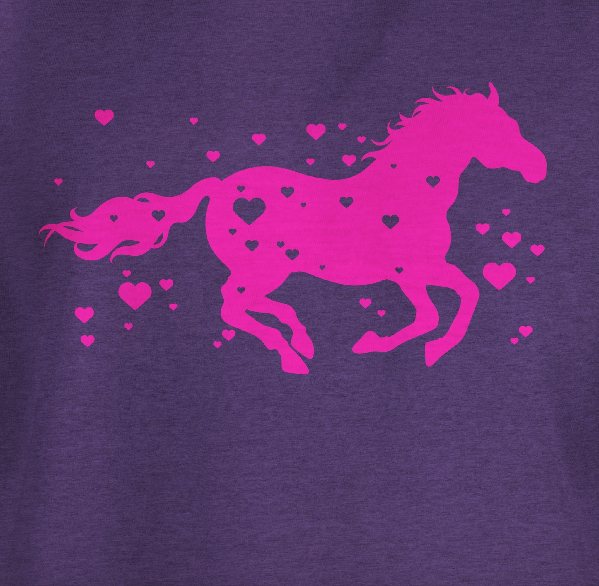 Shirtracer T-Shirt Geschenk Pferd I Pferdemädchen Geschenke I Reitpferd I Springpferd Pferd