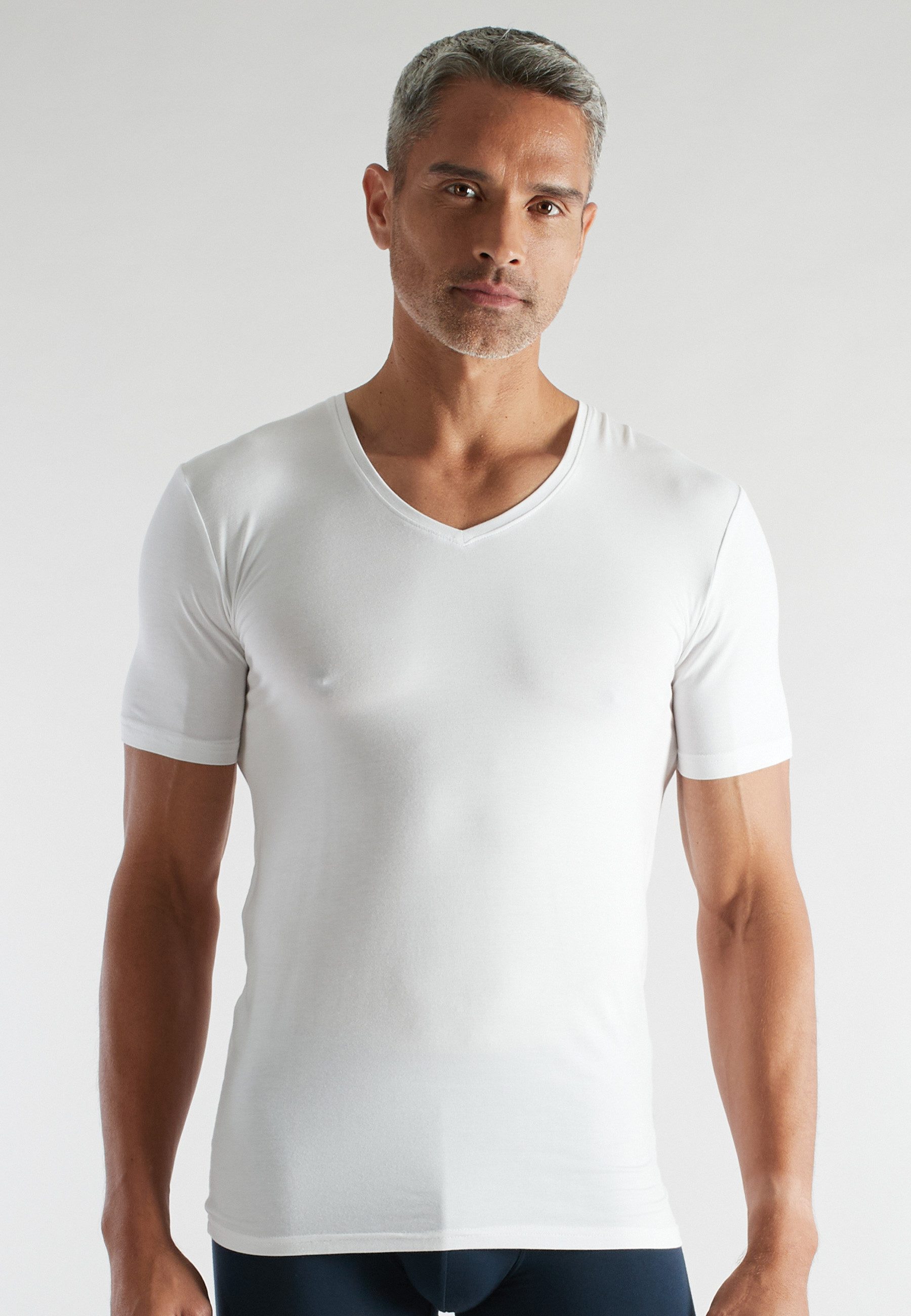 CECEBA Unterziehshirt CECEBA Herren Shirt weiß uni (1-St)