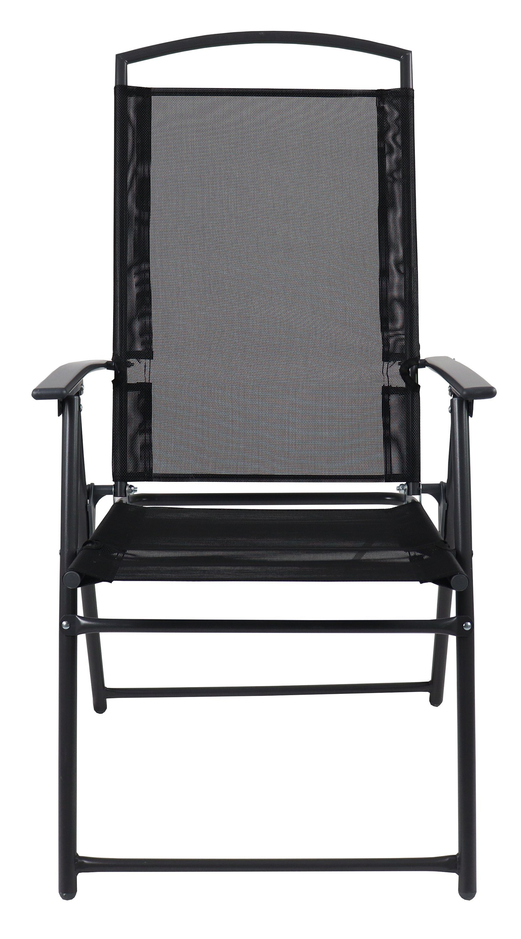 VCM Gartenstuhl Camping 105x61x56cm (4 St), 4er Set, Hochlehner, gespanntes Netzgewebe garantiert bequemes Sitzen
