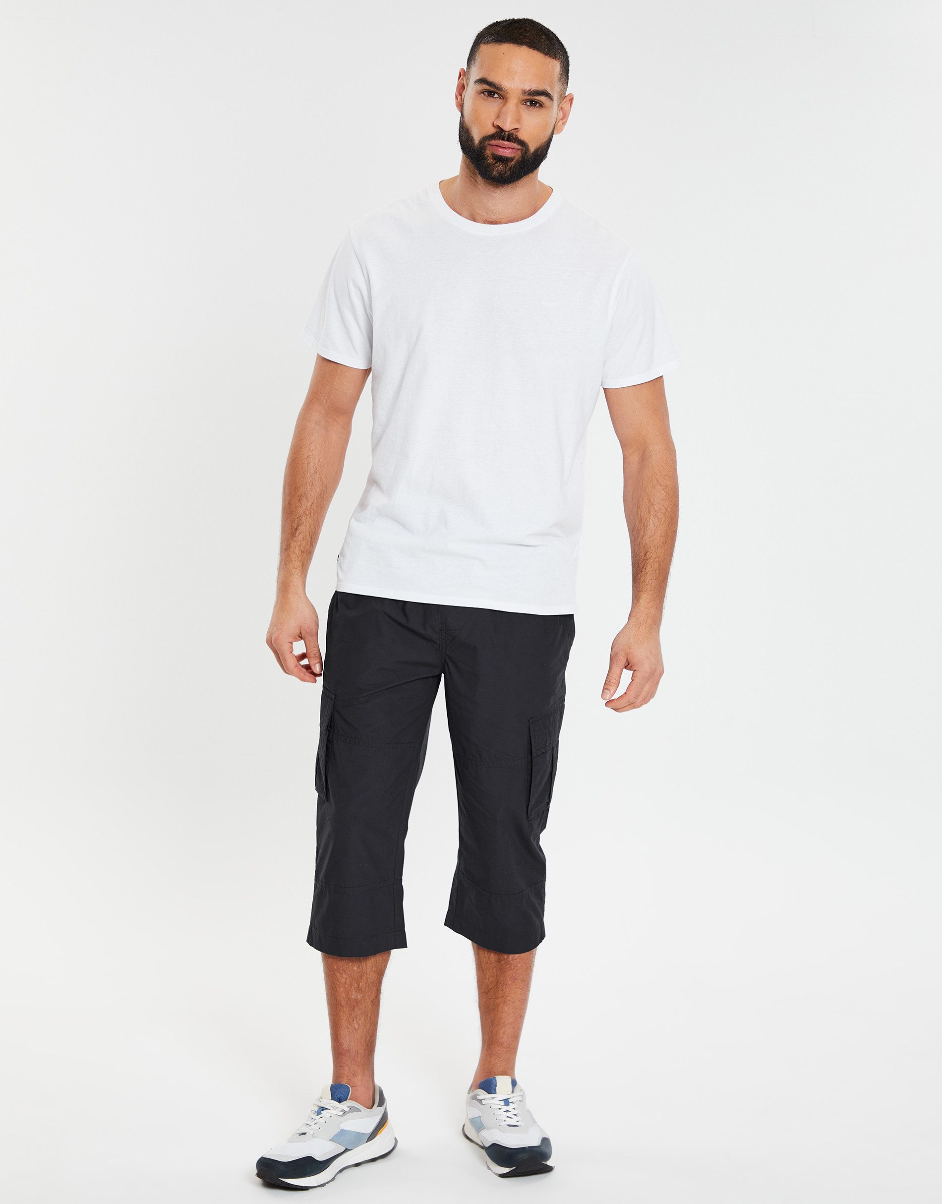 Threadbare 3/4-Hose THB Trouser Bruce Cargo (1-tlg) mit praktischen Beintas günstig online kaufen