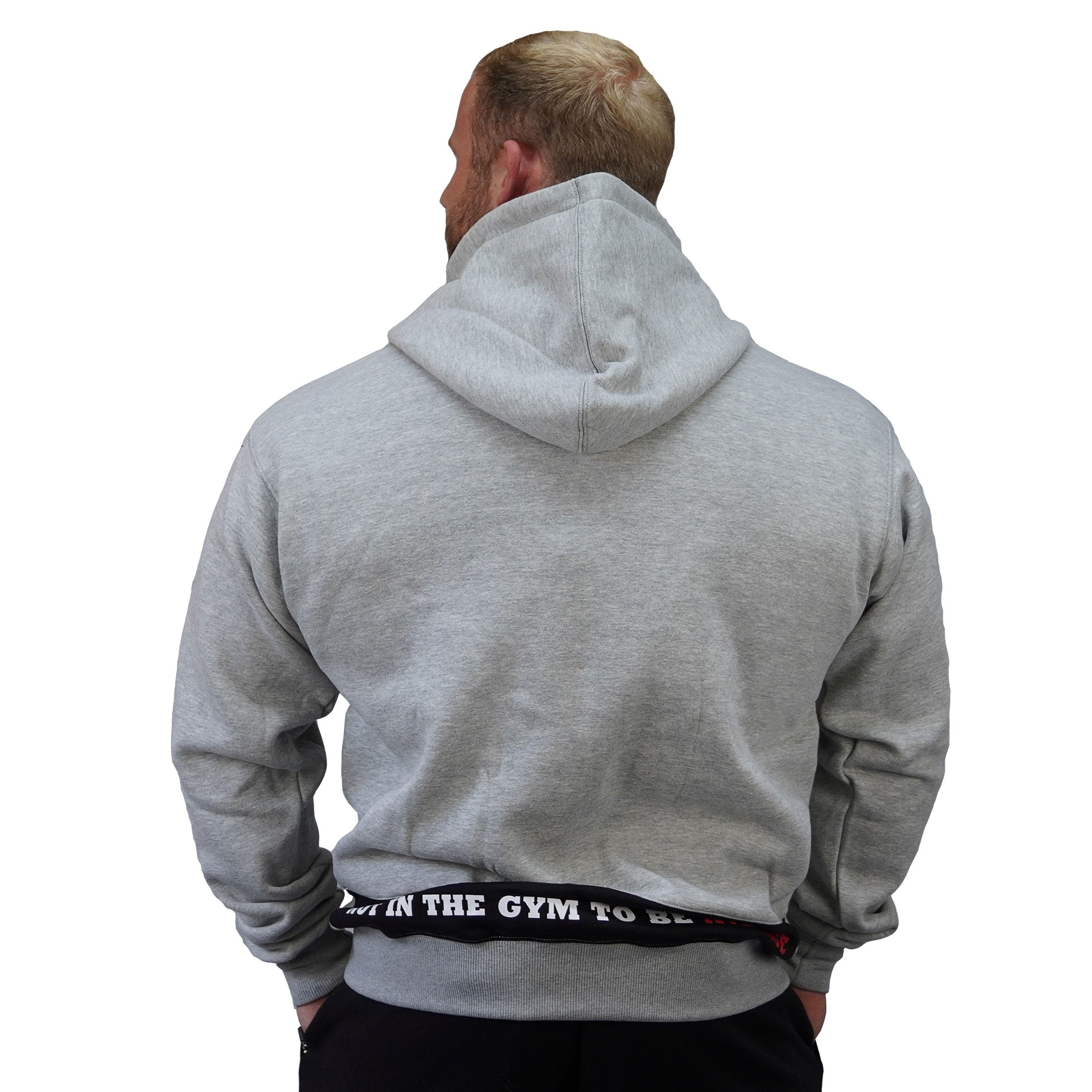 BRACHIAL THE LIFESTYLE COMPANY Kapuzensweatjacke Brachial Zip-Hoody "Rude" graumeliert S