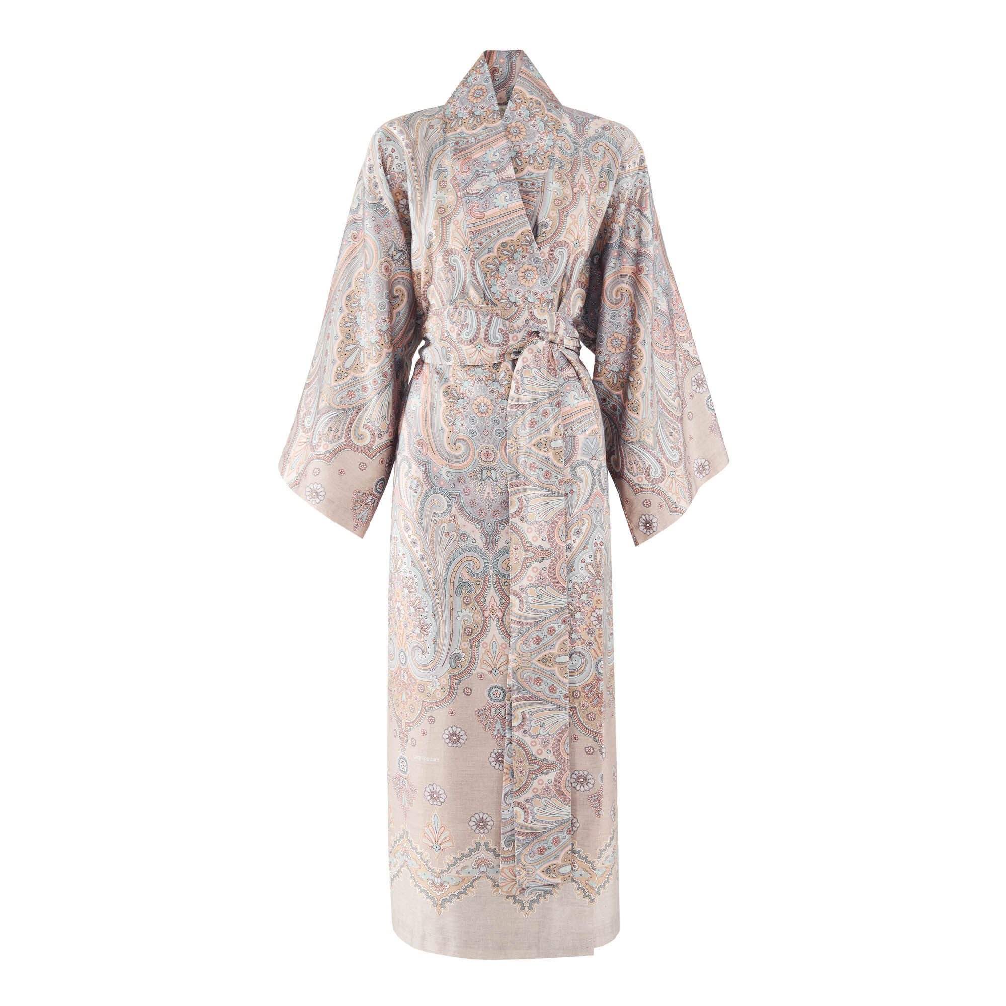Bassetti Kimono ISOLABELLA, midi, Baumwolle, Gürtel, günstig online kaufen