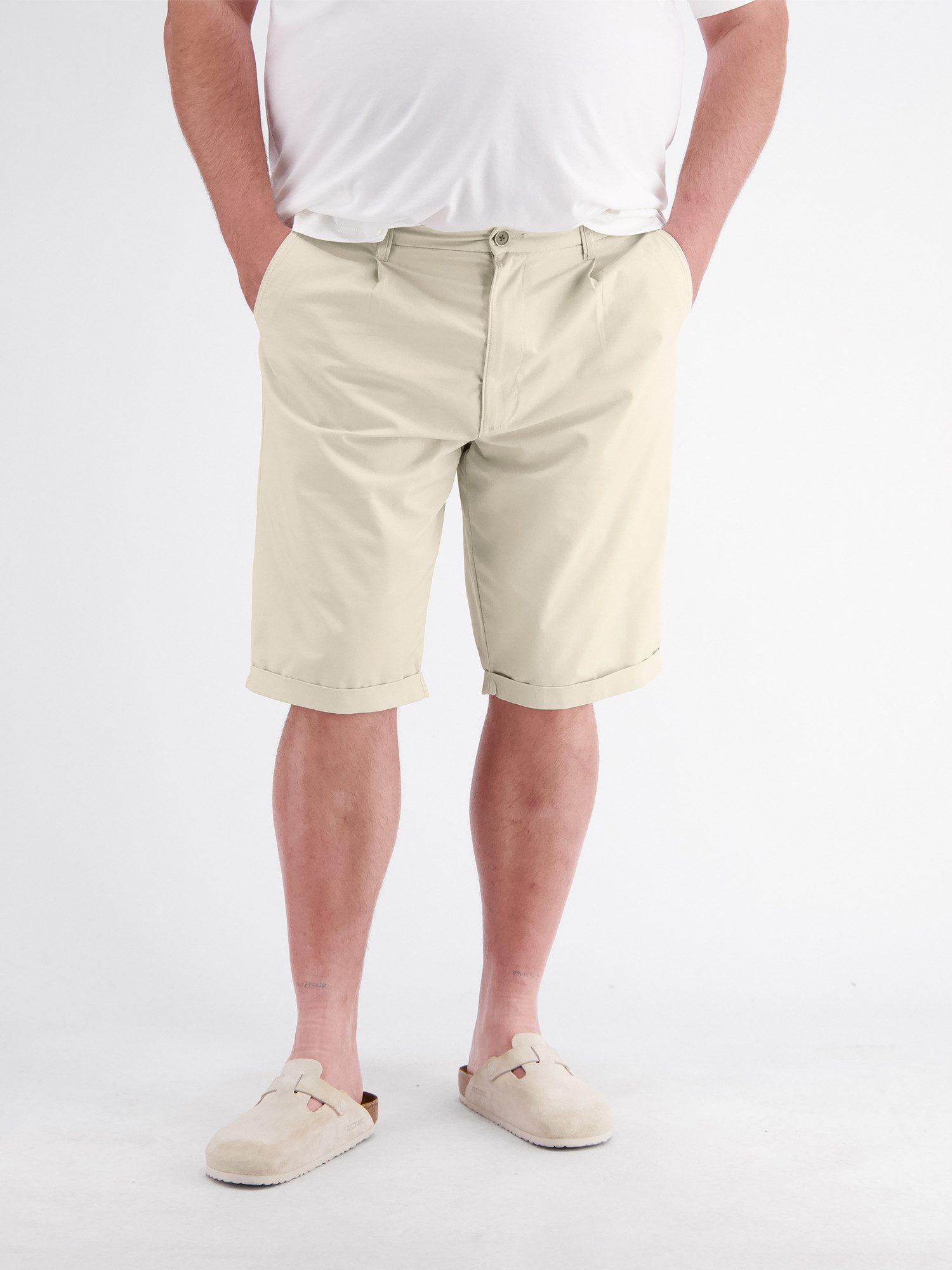 LERROS Chinoshorts Kurze Chino aus Baumwollmix in großen Größen