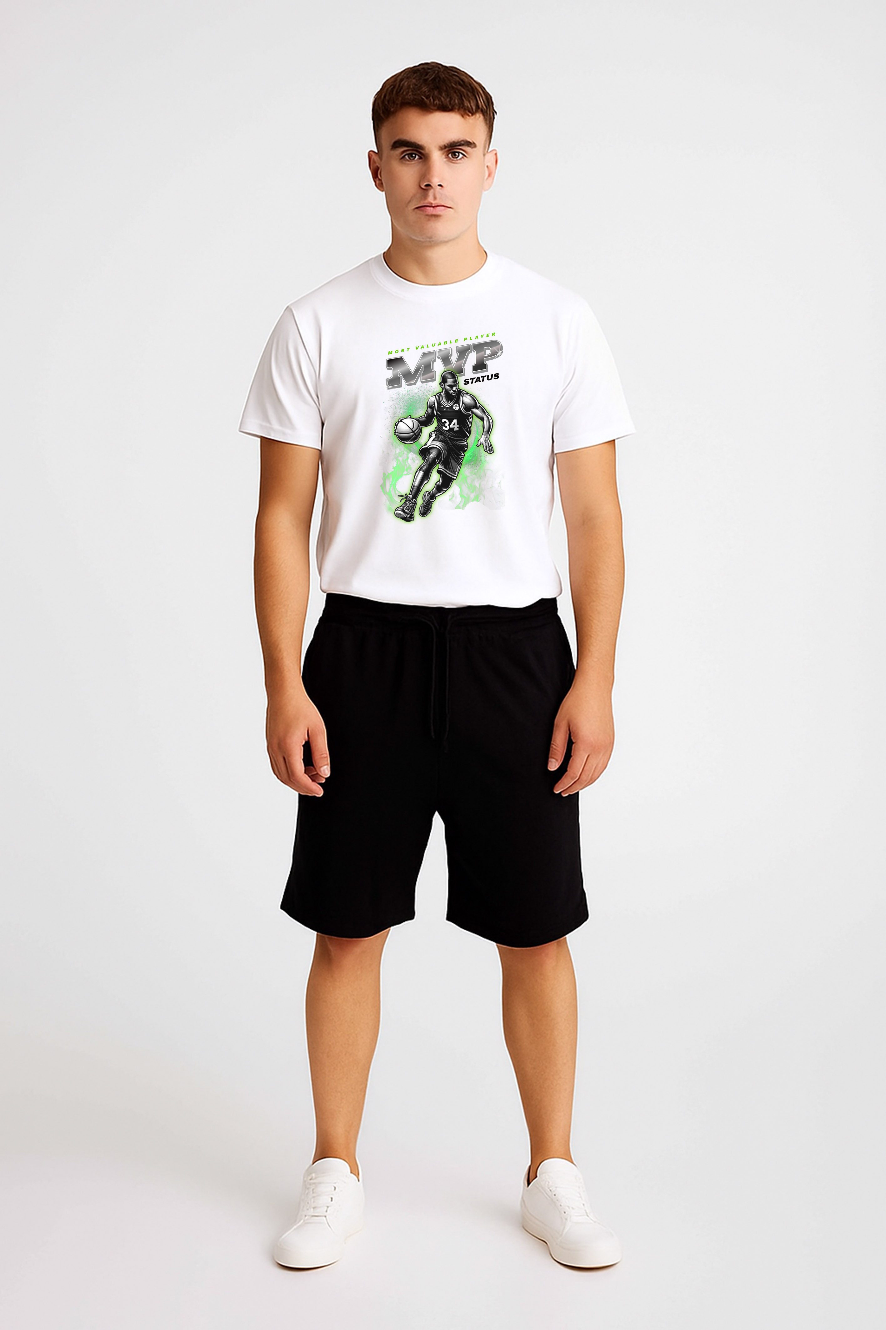 Banco T-Shirt Herren „MVP 34“ mit Basketball-Motiv – Sportstyle, Sommer, Fr günstig online kaufen