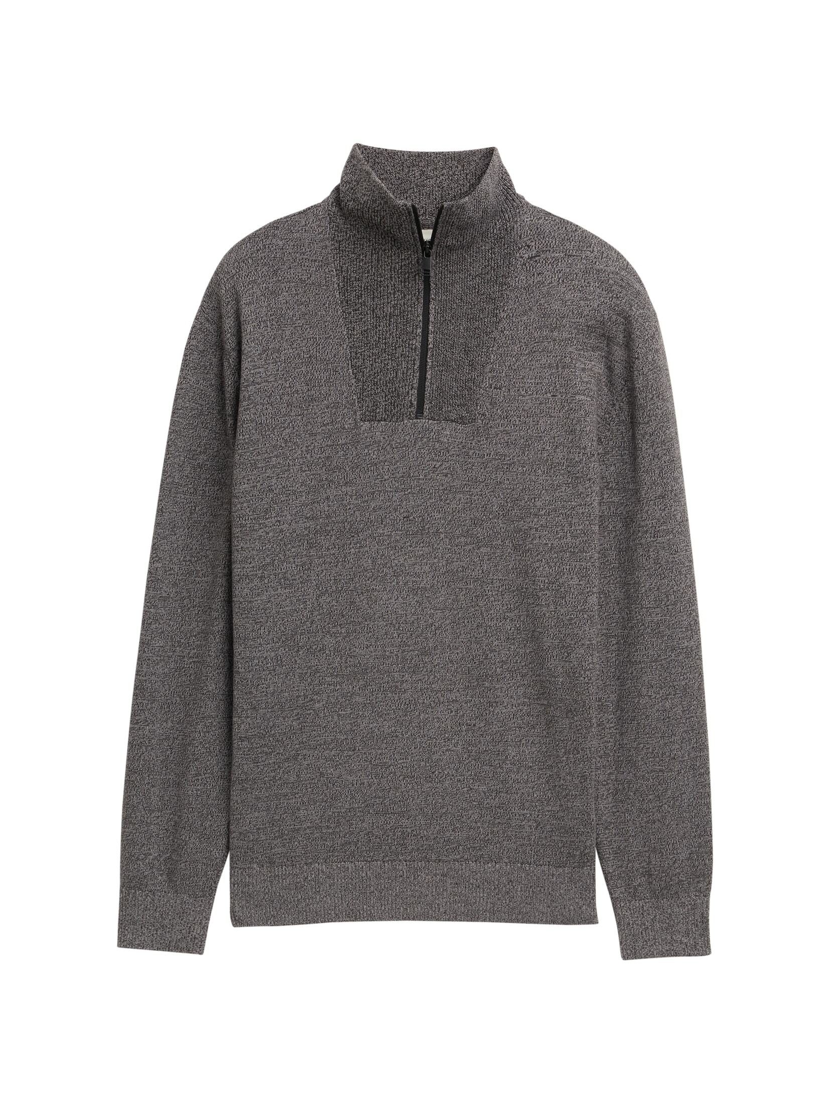 TOM TAILOR Denim Strickpullover Pullover & Strickjacken Troyer Strickpullov günstig online kaufen