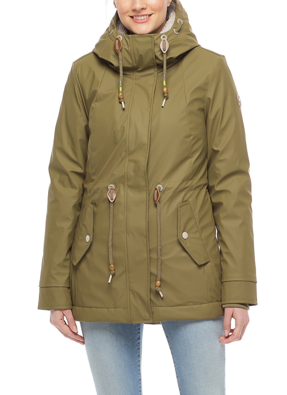 Ragwear Anorak Ragwear W Monadis Rainy (vorgängermodell) Damen Light Green