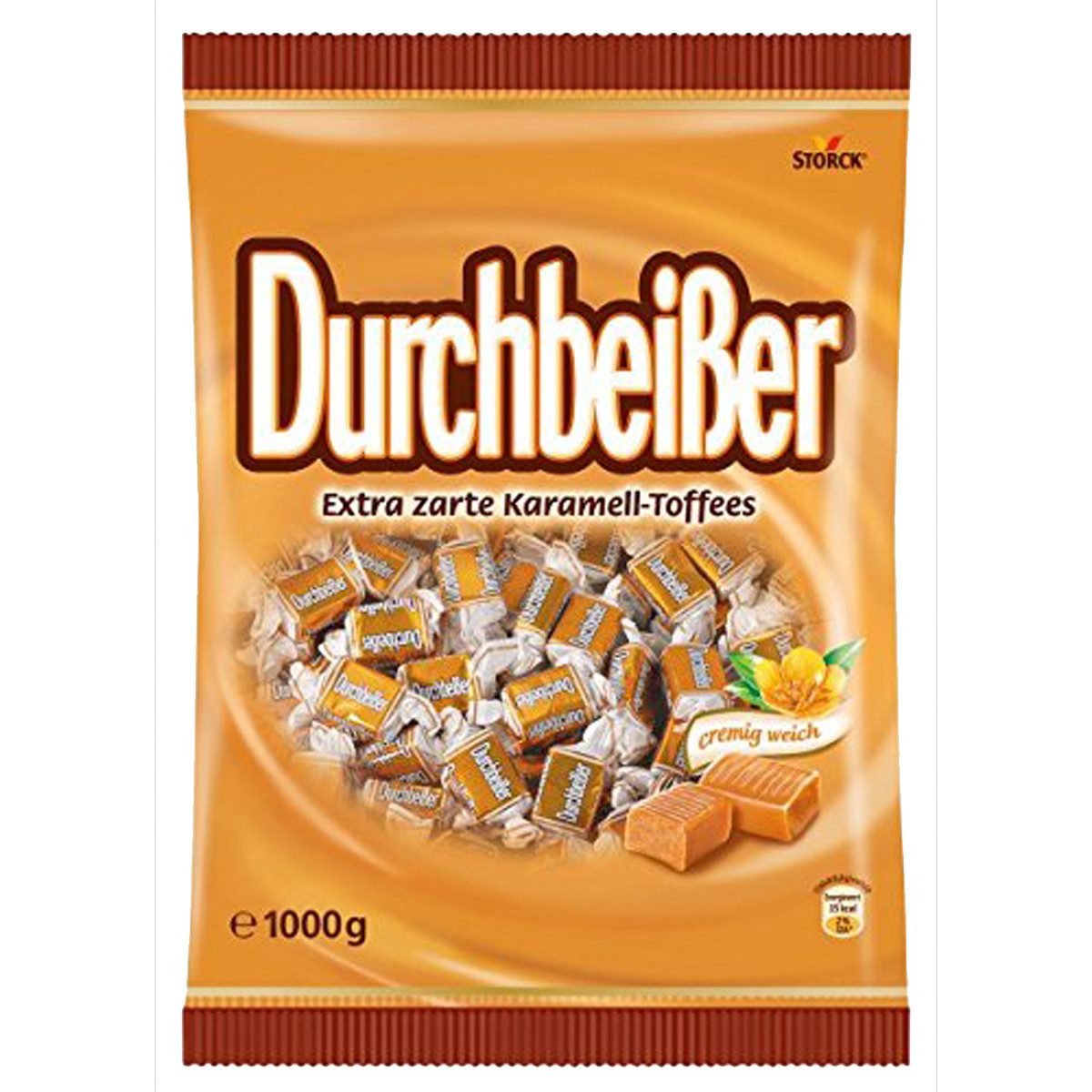 STORCK Süßigkeit Durchbeißer, Karamellbonbons, 1 kg