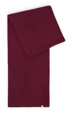 BOSS Schal Laura_scarf, gerippt, mit feinem Strickmuster und Signature-Streifen-Etikett