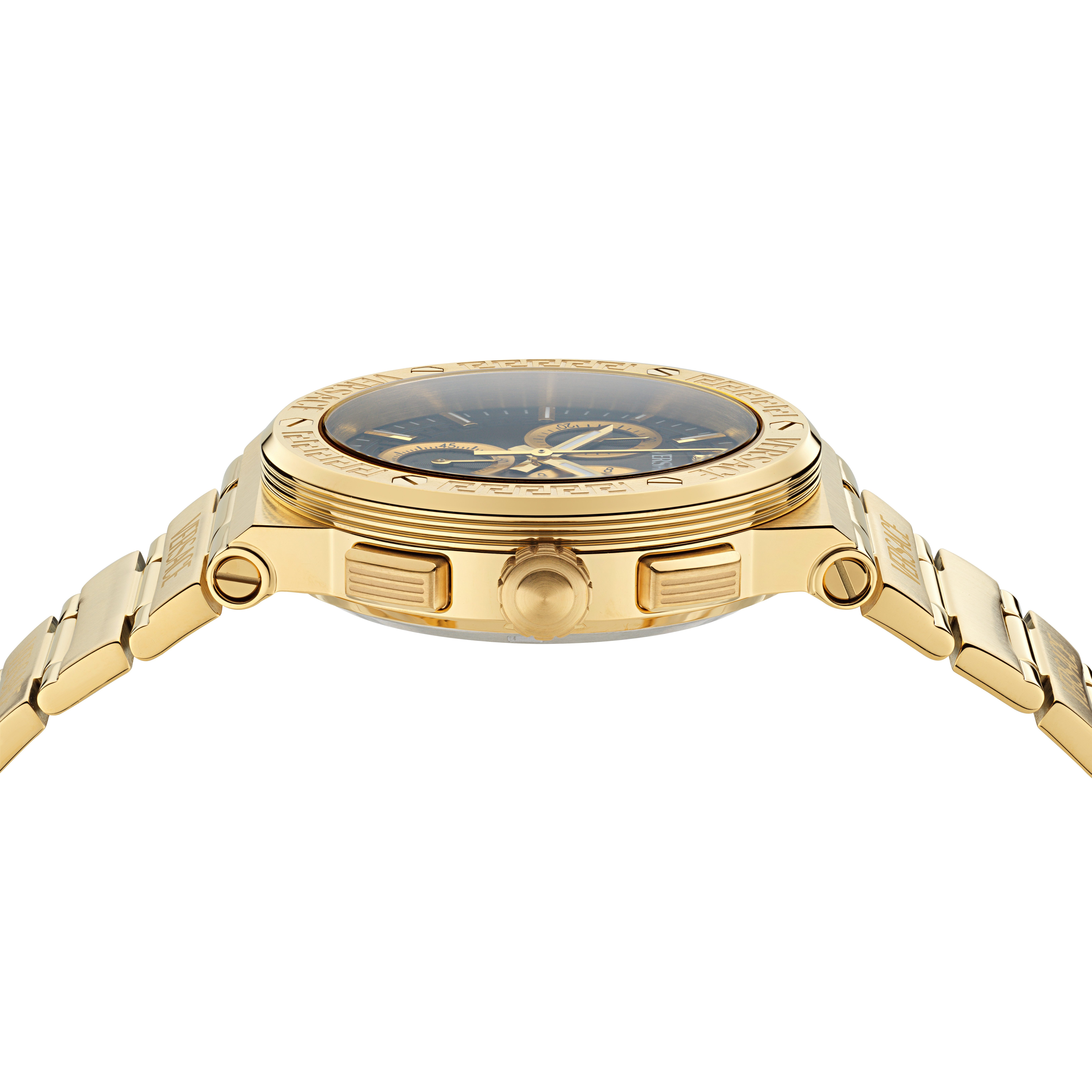 Versace Chronograph GRECA LOGO CHRONO RESTYLE VEKMA0625, Quarzuhr, Armbanduhr, Damenuhr, Herrenuhr, Swiss Made