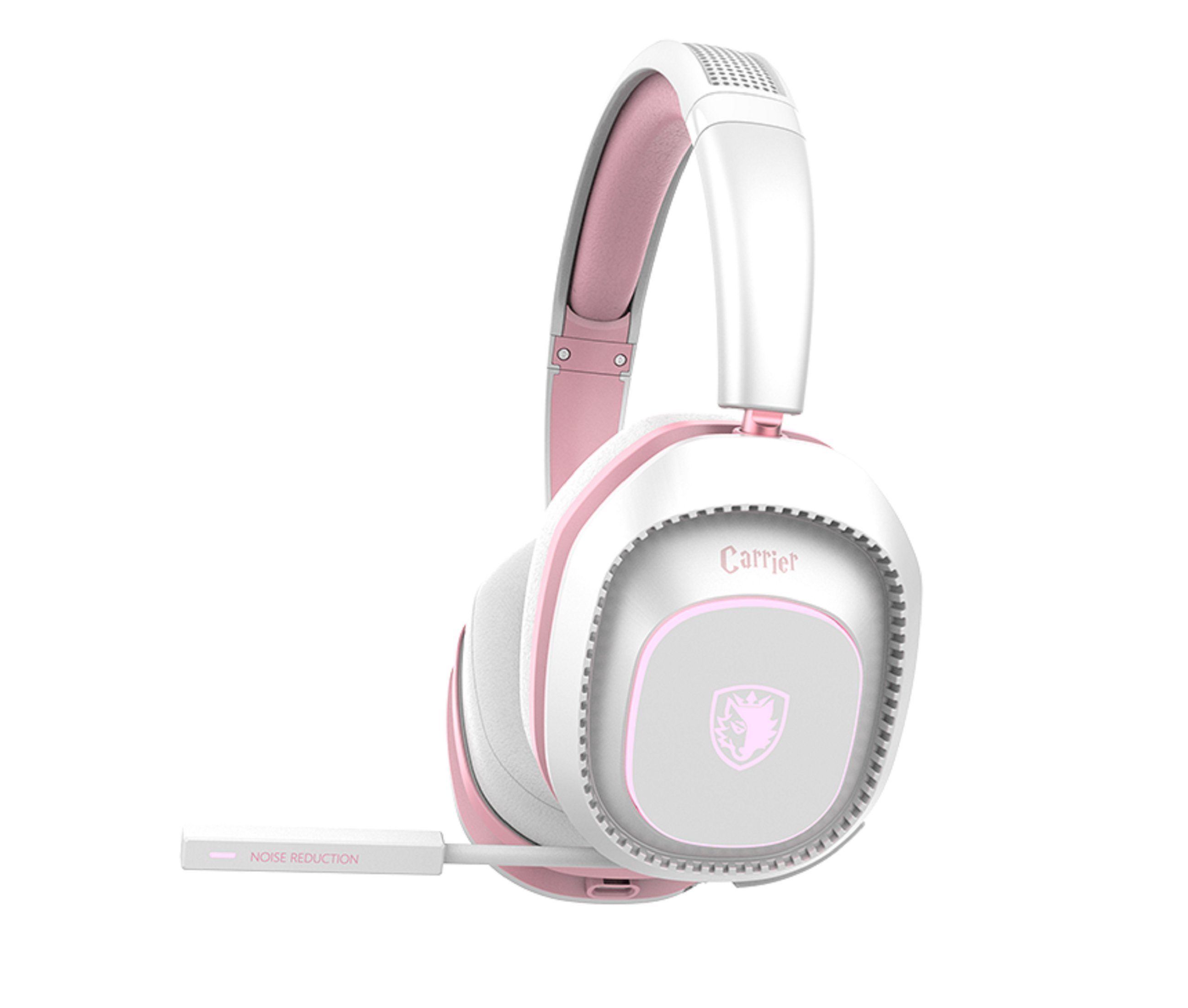 Sades Carrier SA-203 Gaming-Headset (Rauschunterdrückung, kabellos, Stereo, Over Ear, Bluetooth 5.0, 2,4G, 3,5 mm)
