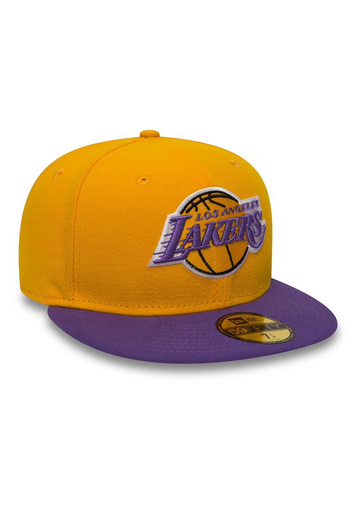Cap New Era Yellow-Purple Era Baseball - - LA 59Fiftys Cap New LAKERS gelb