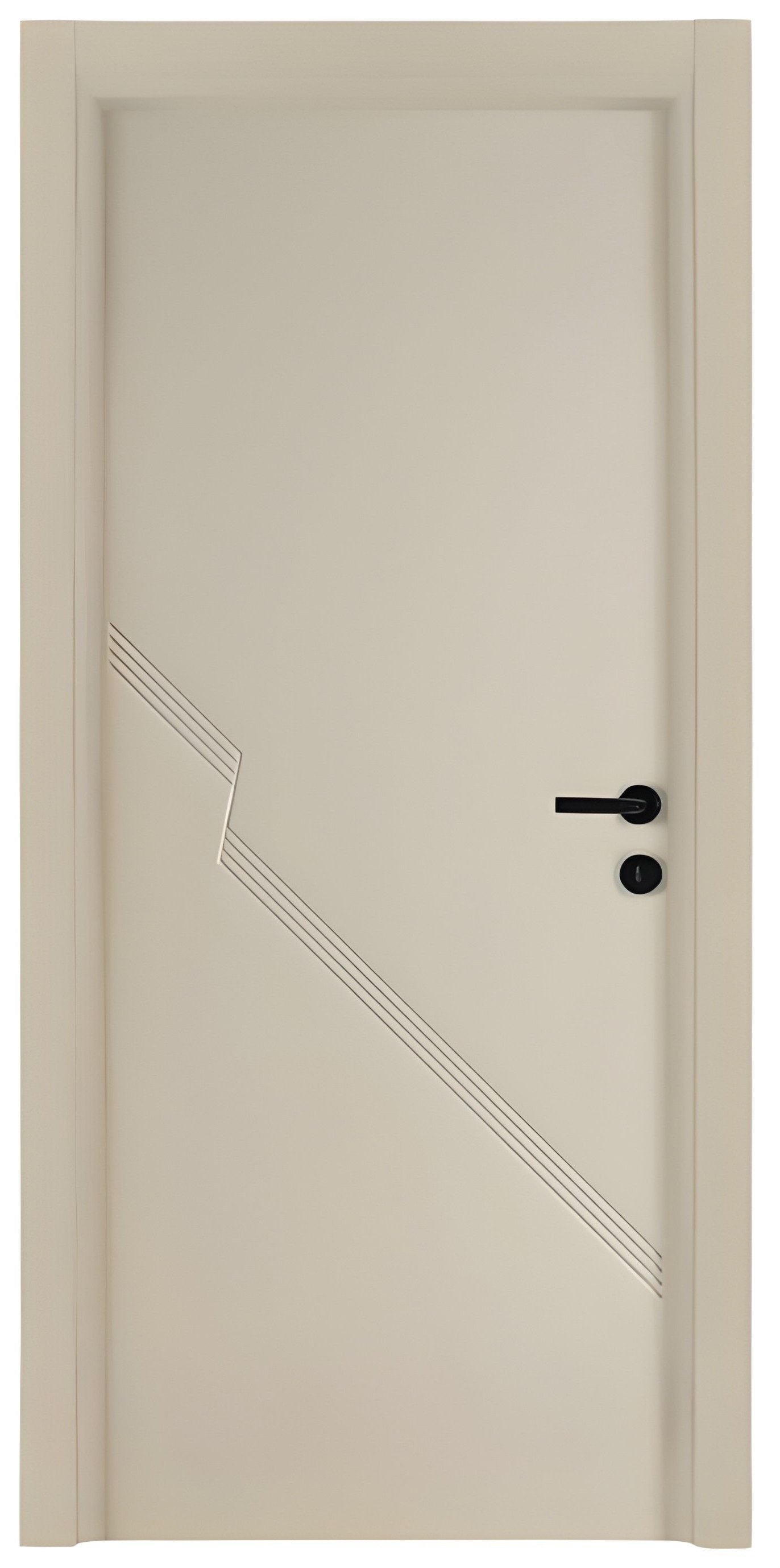 Xlmoebel Zimmertür Beige PVC-Tür - Stilvolle Designer Haustür für Ihre Wohnung, Made in Europa