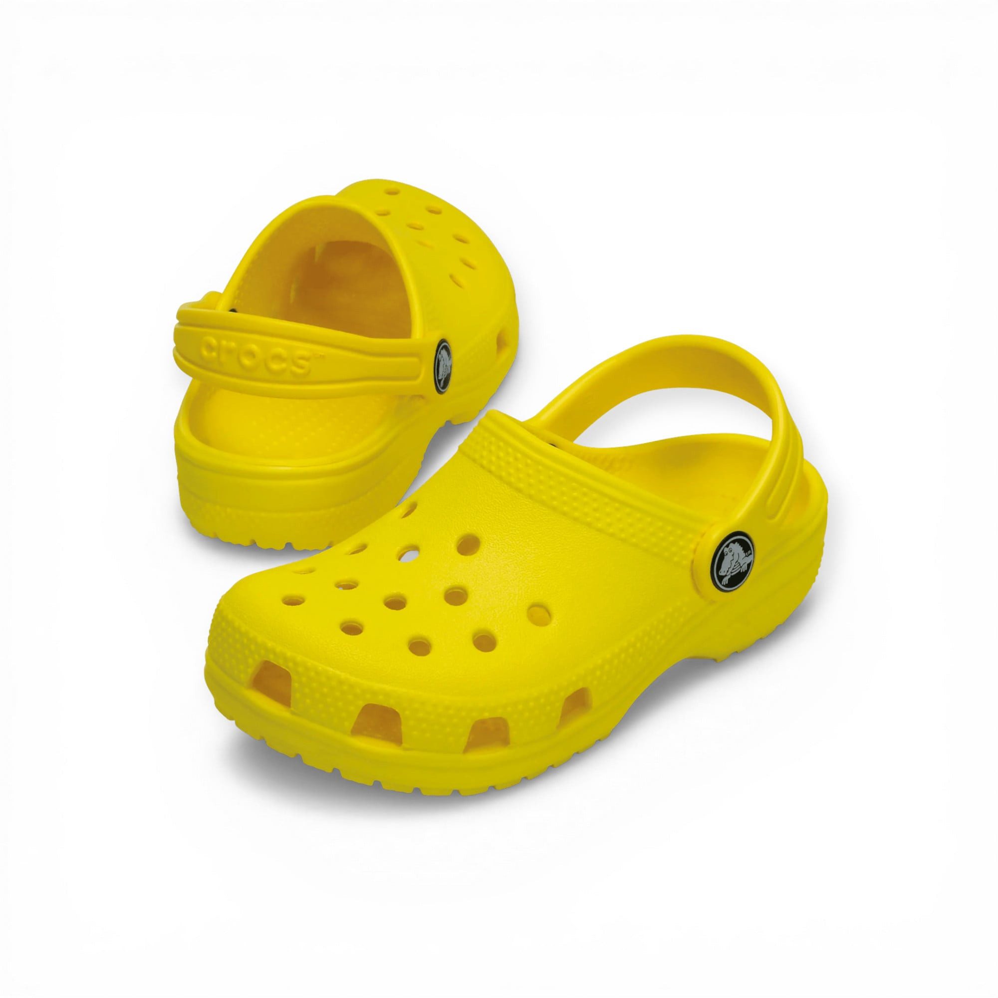Crocs Sandale Classic Clog K zitronengelb Kinder Badeschuh