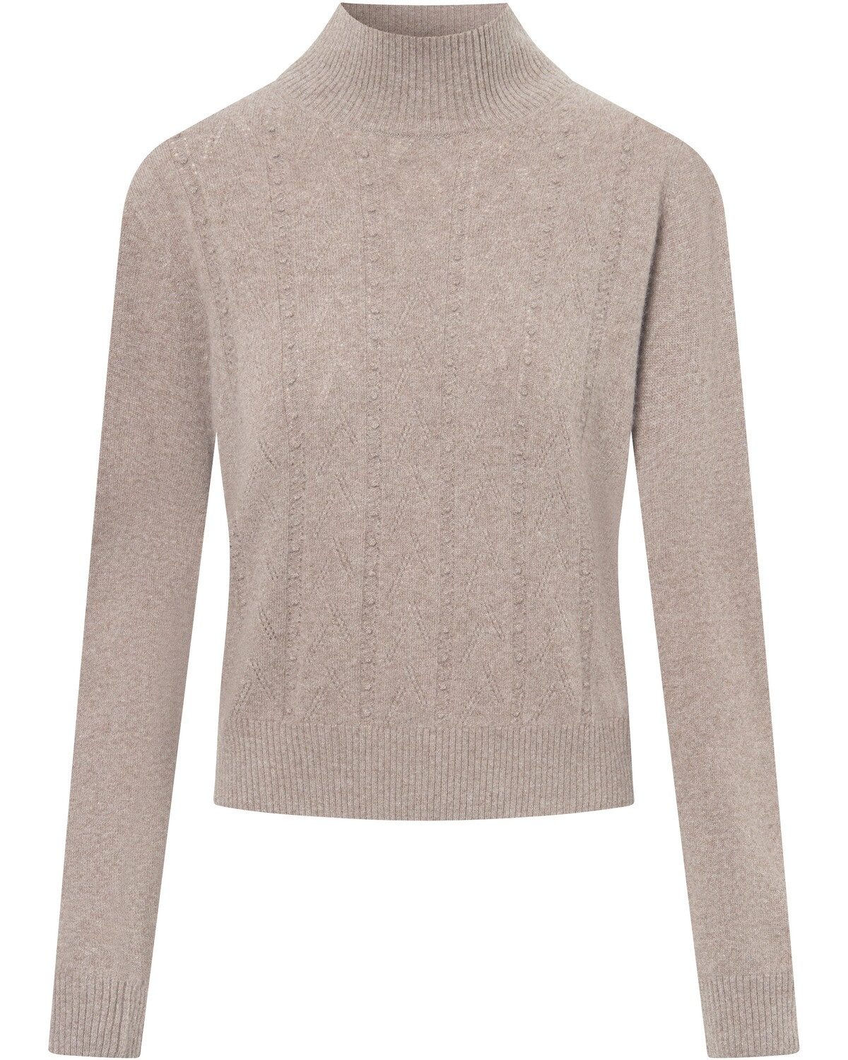 FELICITAS Strickpullover Stehkragenpullover Pansy