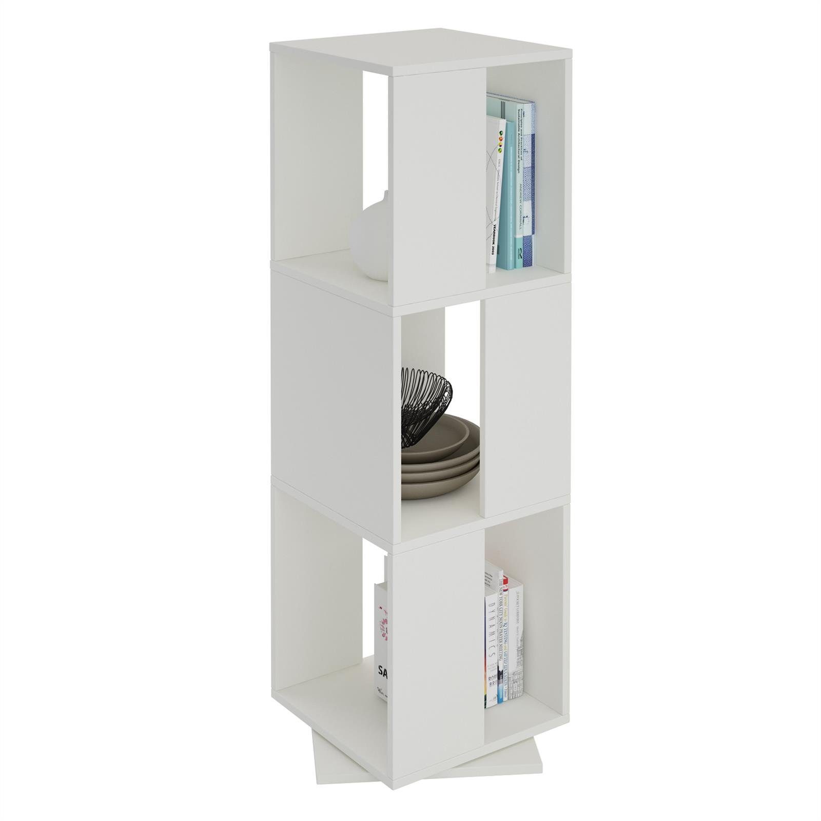 CARO-Möbel Drehregal KOPENHAGEN, Drehregal Bücherregal Deko günstig online kaufen