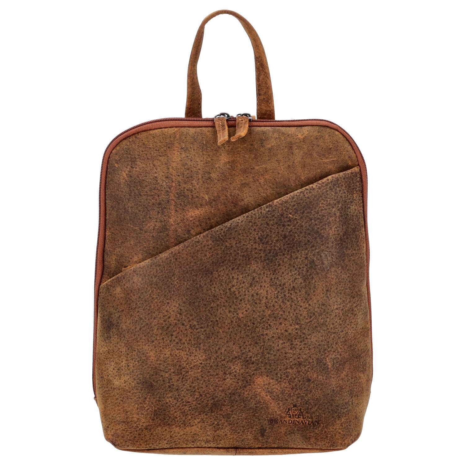 The Skandinavian Brand Freizeitrucksack The Skandinavian Brand Damenrucksack Hunter Camel (1-tlg)