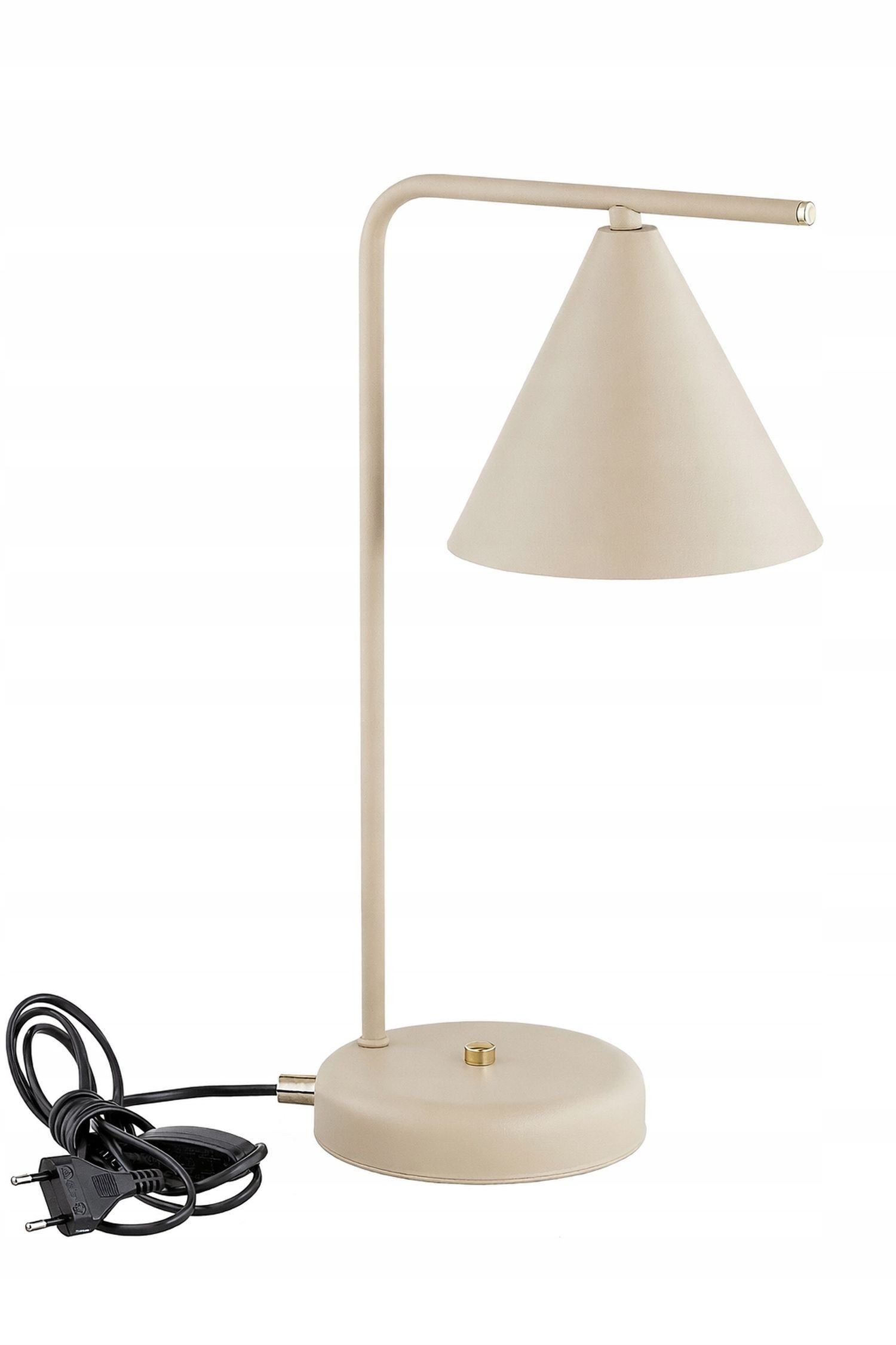 Licht-Erlebnisse Schreibtischlampe RENTO, ohne Leuchtmittel, 38 cm hoch E27 Modern