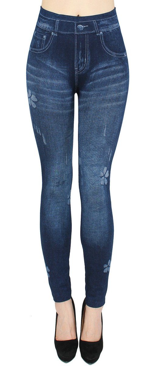 dy_mode Thermoleggings Thermo Leggings Damen Jeggings Gefüttert Thermoleggi günstig online kaufen