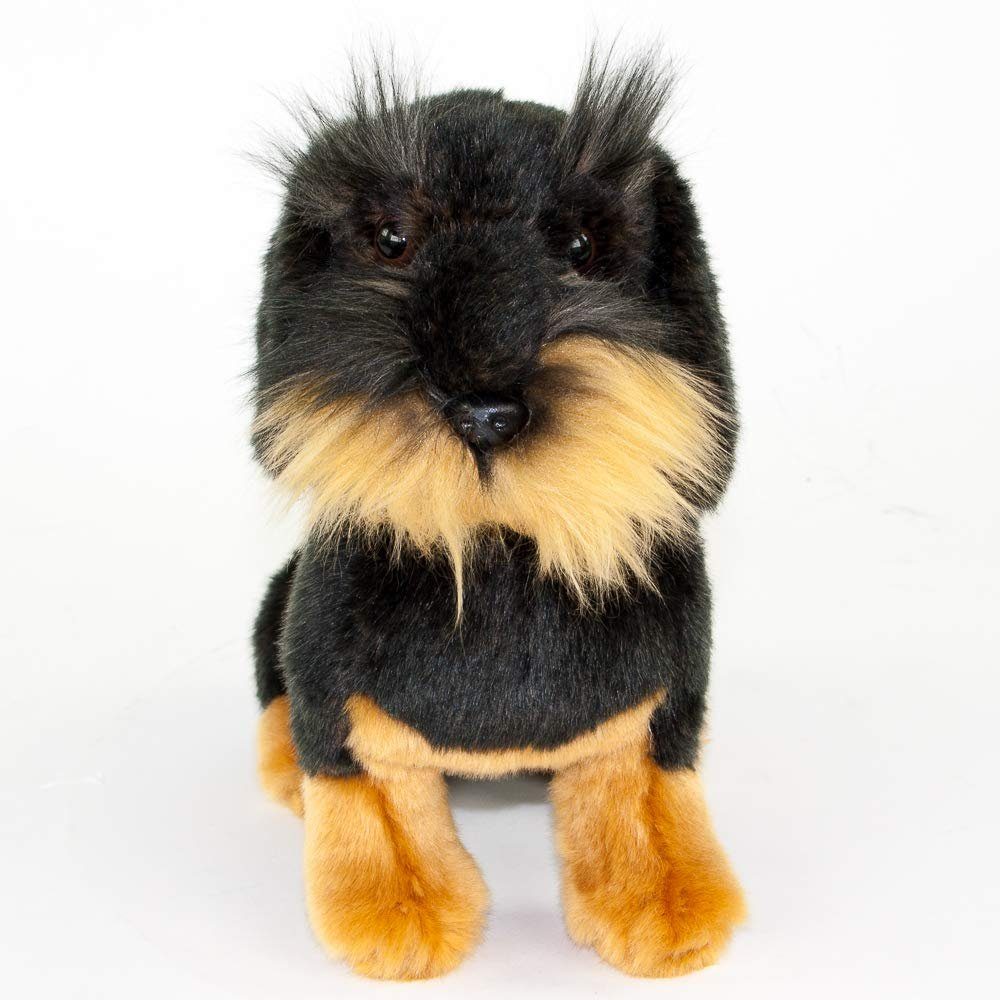 Teddys Rothenburg Kuscheltier Rauhaardackel Waldi 28 cm stehend schwarz/bra günstig online kaufen