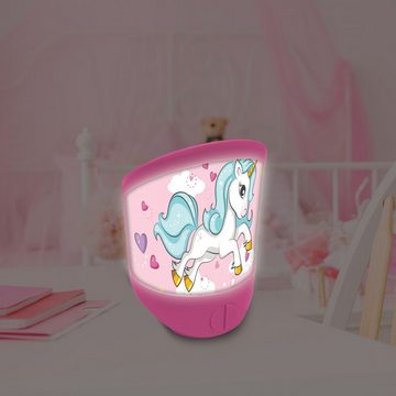 Lexibook® Taschenlampe Einhorn Wandlicht Tisch-Nachtlicht Lampe mit Timerfunktion