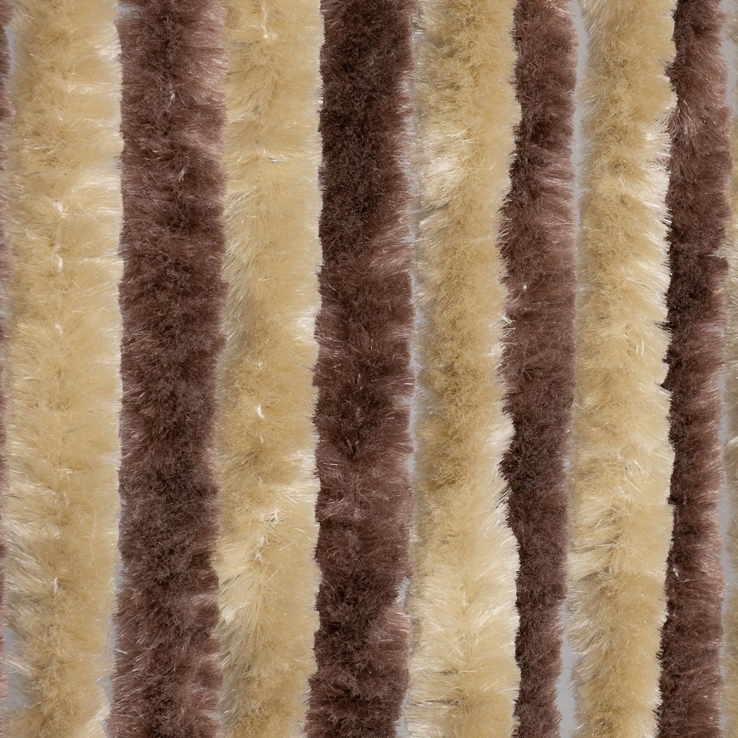 Türvorhang Flauschvorhang 100 x abdunkelnd, Chenille beige, (1 braun cm Türvorhang Wohnmobil Wohnwagen Camping 230 St), Vorhänge Moritz, Hakenaufhängung Zubehör