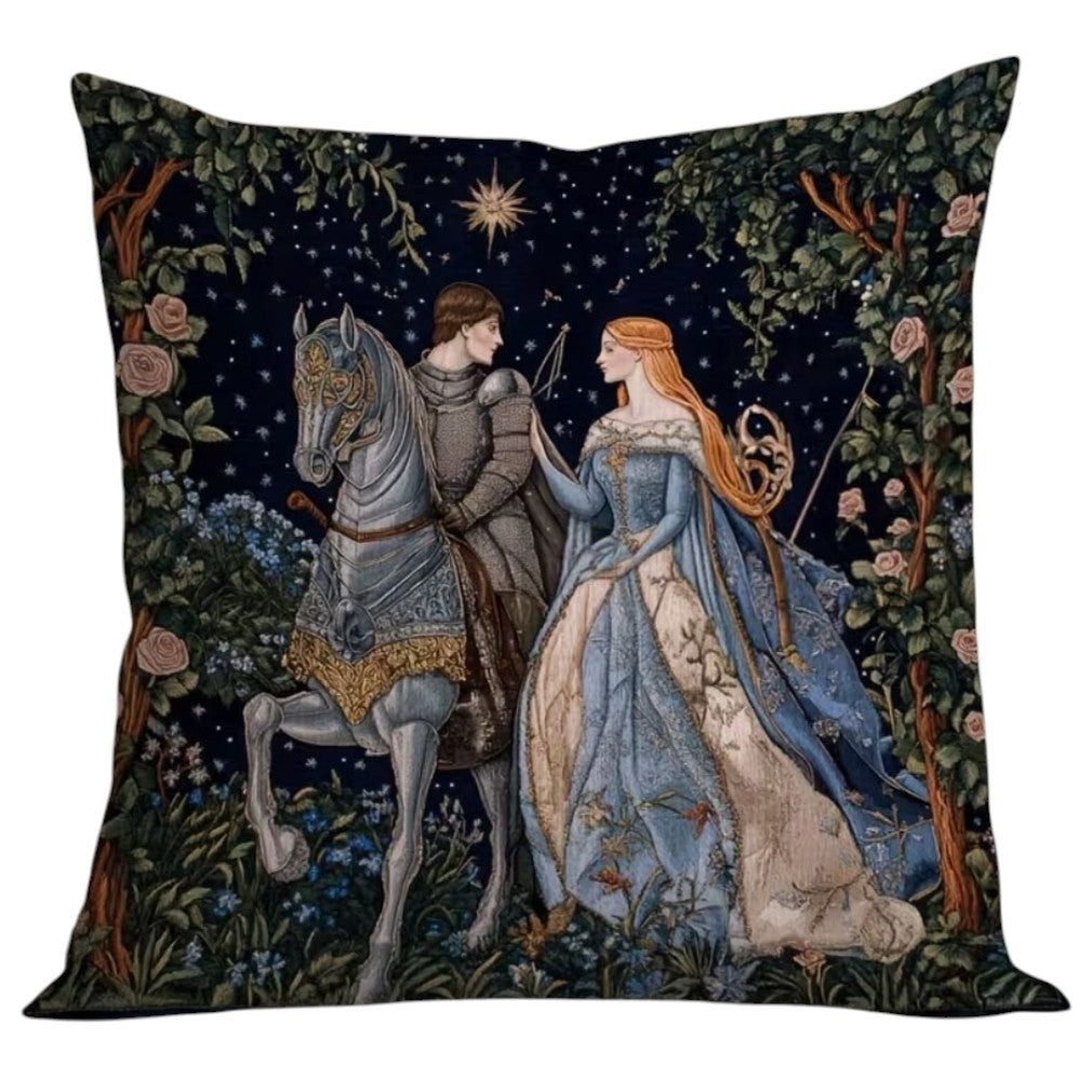 Dark-Desires Dekokissen Mittelalter Dekokissen Ritter & Prinzessin – Renaissance Vintage, Mittelalter Dekokissen Ritter & Prinzessin – Renaissance Vintage