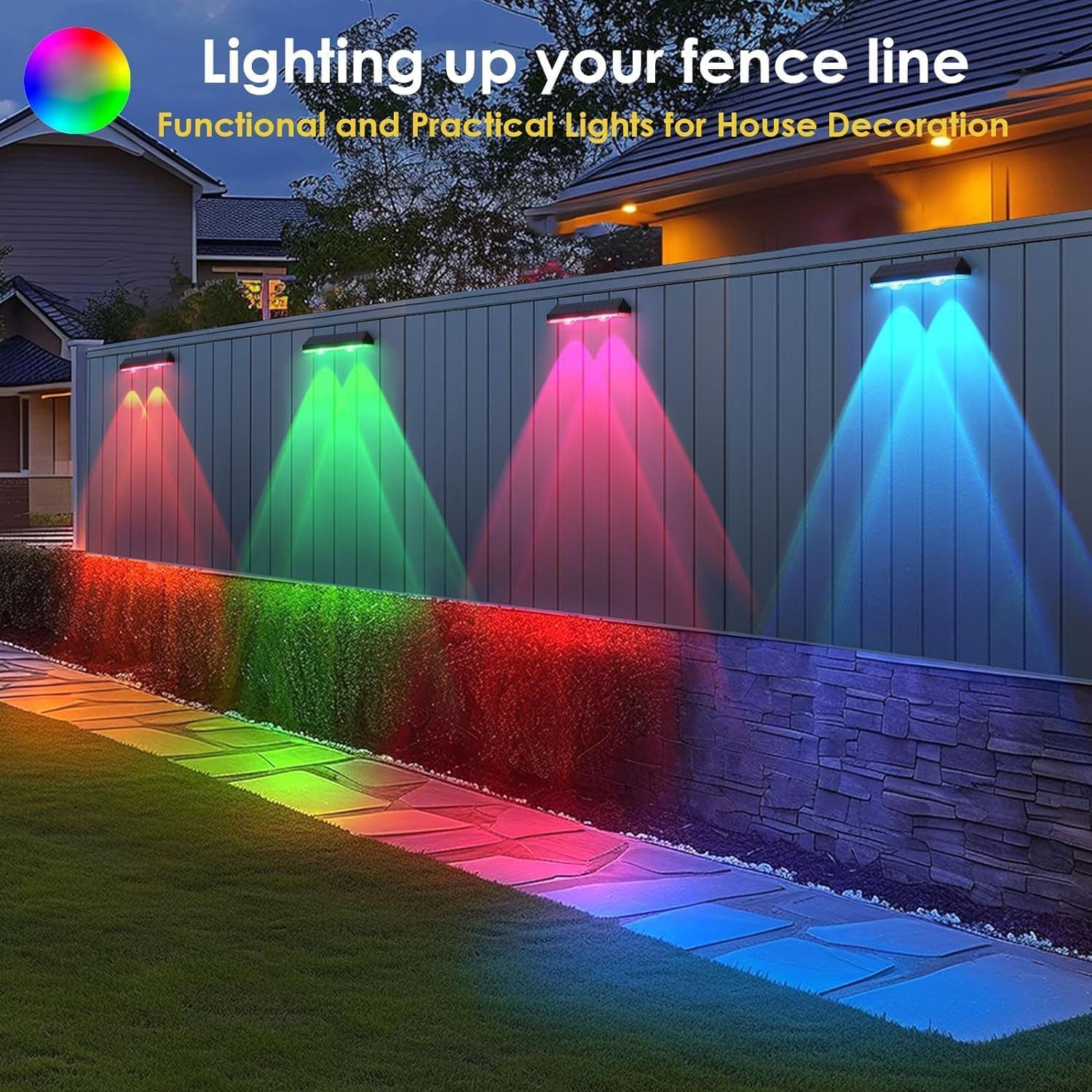 BlingBin LED Solarleuchte 2/4/6 Stück Wasserdichte günstig online kaufen