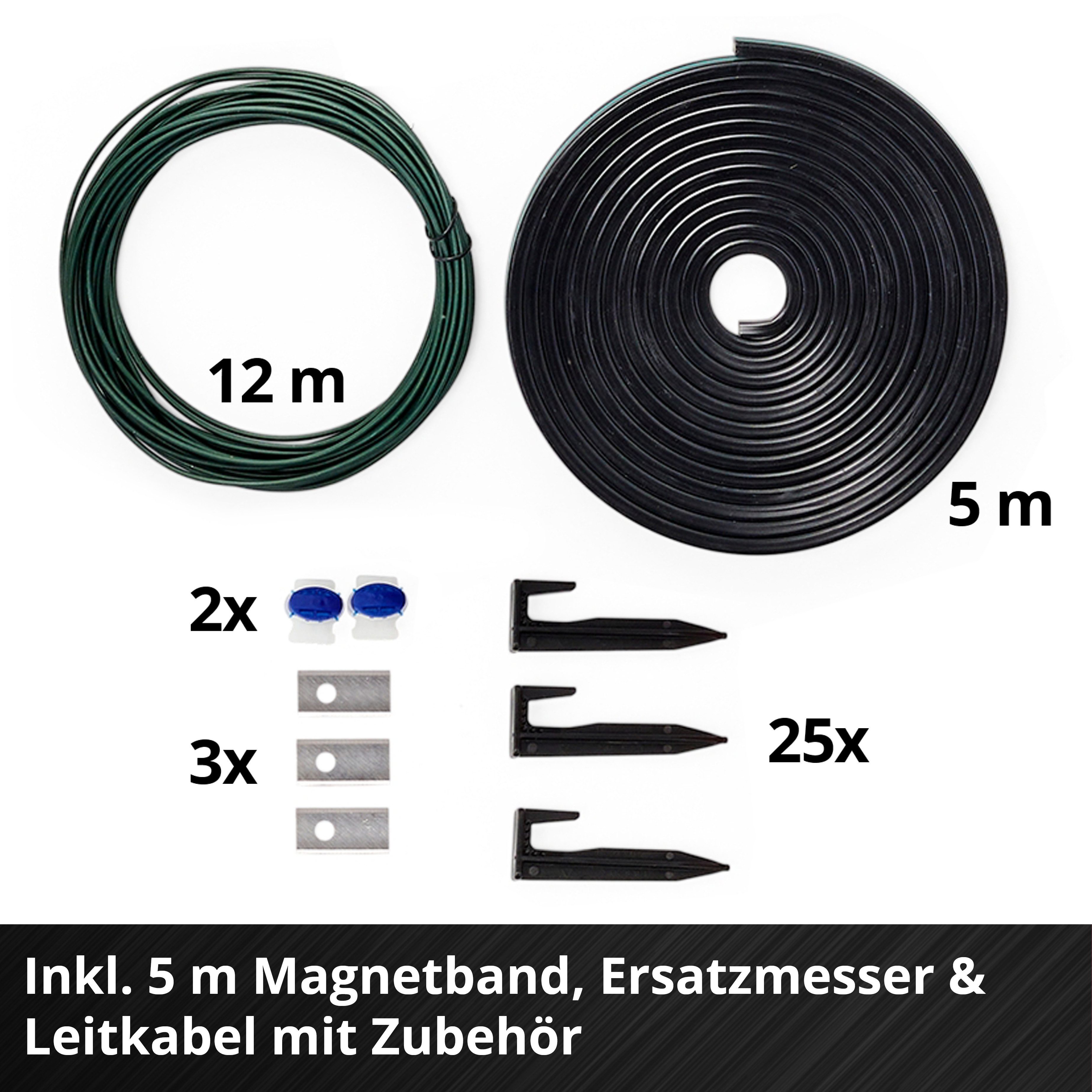 Einhell Rasenmähroboter »FREELEXO CAM PLUS 600«, bis 600 m² Rasenfläche, (9-St), Inkl. 4,0 Ah Plus Akku und Ladestation