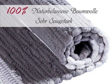 Badematte Soma Badteppich Set 2 groß 80 x 50 cm 100% Baumwolle Badematte Badvorl soma, Badematte Badteppich Duschvorleger Matte