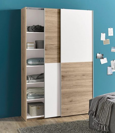 Schwebetürenschrank, Beschläge, Scharniere und Kleiderstangen aus
