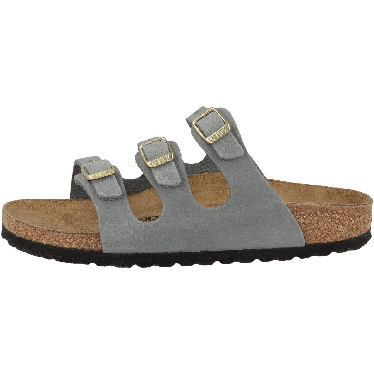 Birkenstock Florida SFB geöltes Nubukleder schmal Damen Sandale Sandaletten, Sommerschuhe, Badeschuhe, Riemchen, Schlappen