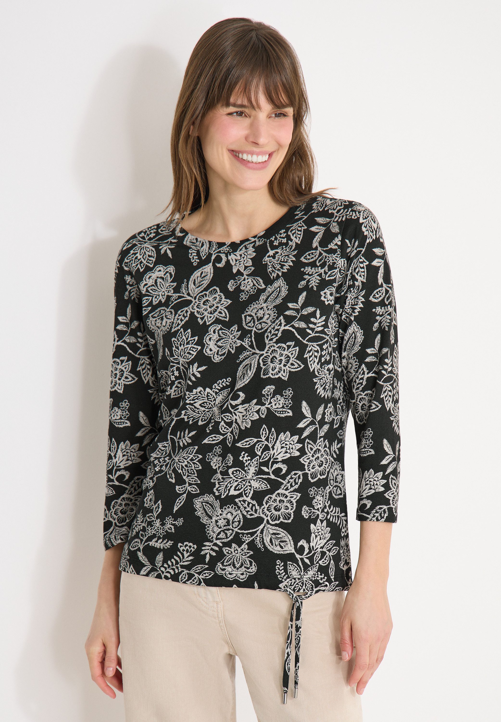 CECIL Langarmshirt im soften Baumwoll-Mix günstig online kaufen