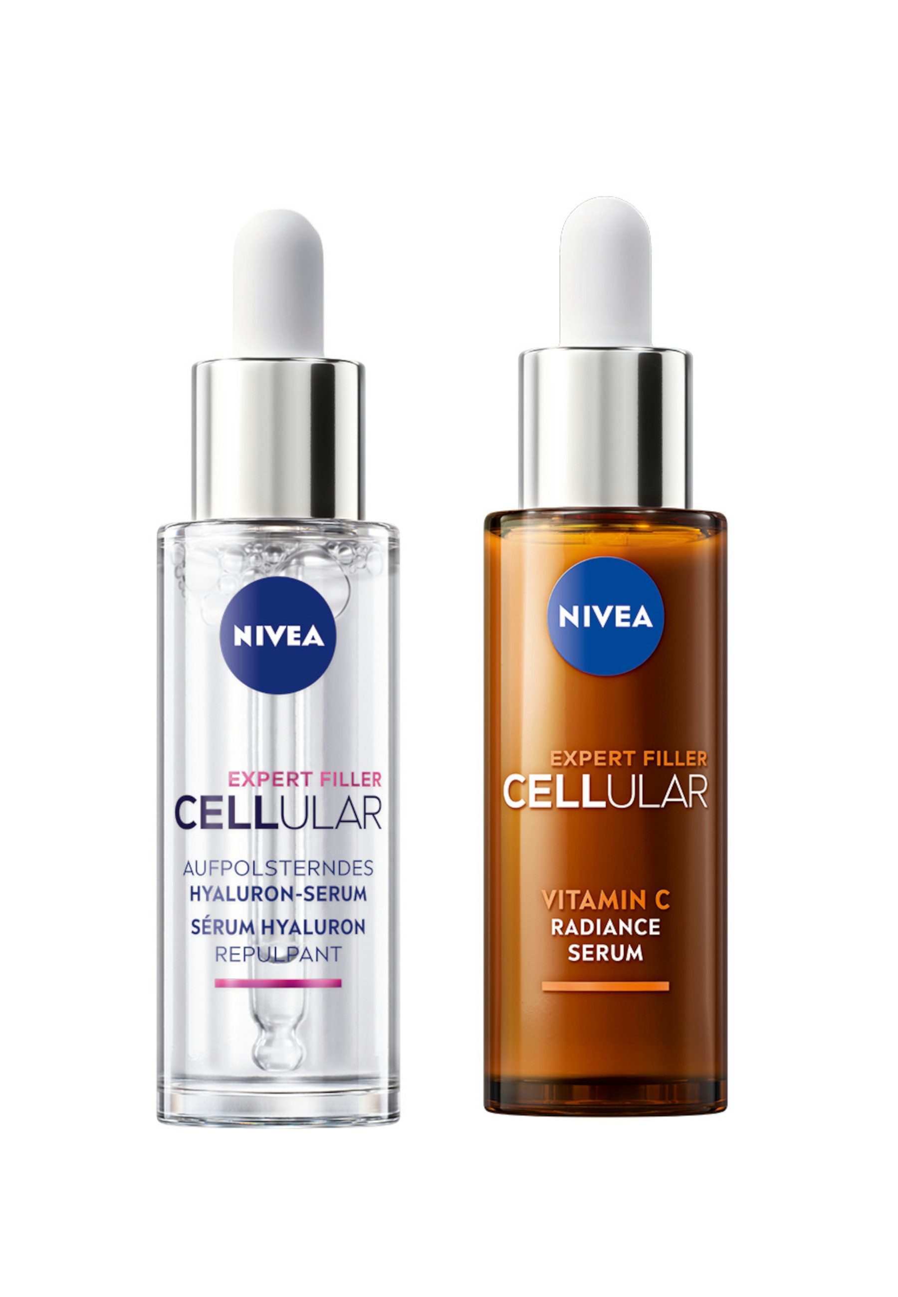 Gesichtsserum CELLULAR Expert Hyaluron Serum 30ml + Vitamin C Serum 30ml Set