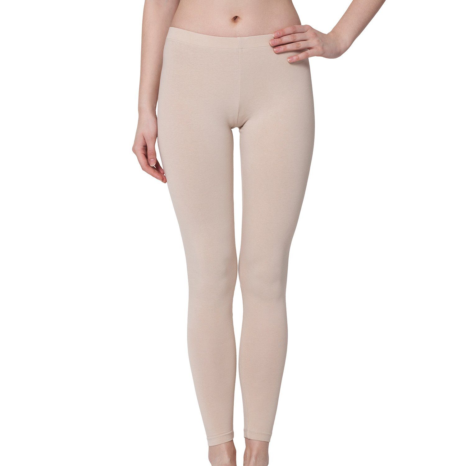 celodoro Leggings Damen Leggings, stretchige Jersey Hose aus Baumwolle