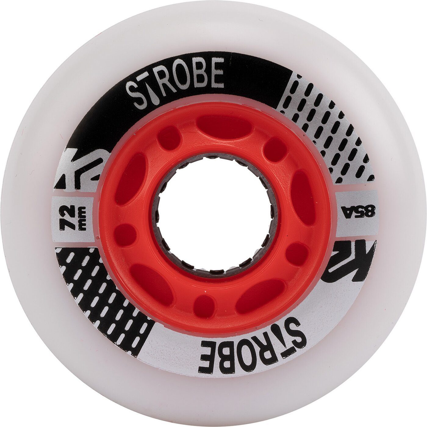 Inlineskates-Rolle STROBE 72MM - 2 PACK LIGHT 1SZ 1 design