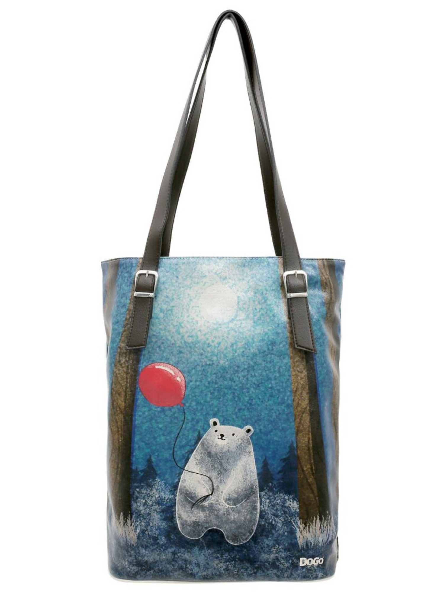 Umhängetasche Tall Bag Damen Schultertasche Bear With A Balloon Damen