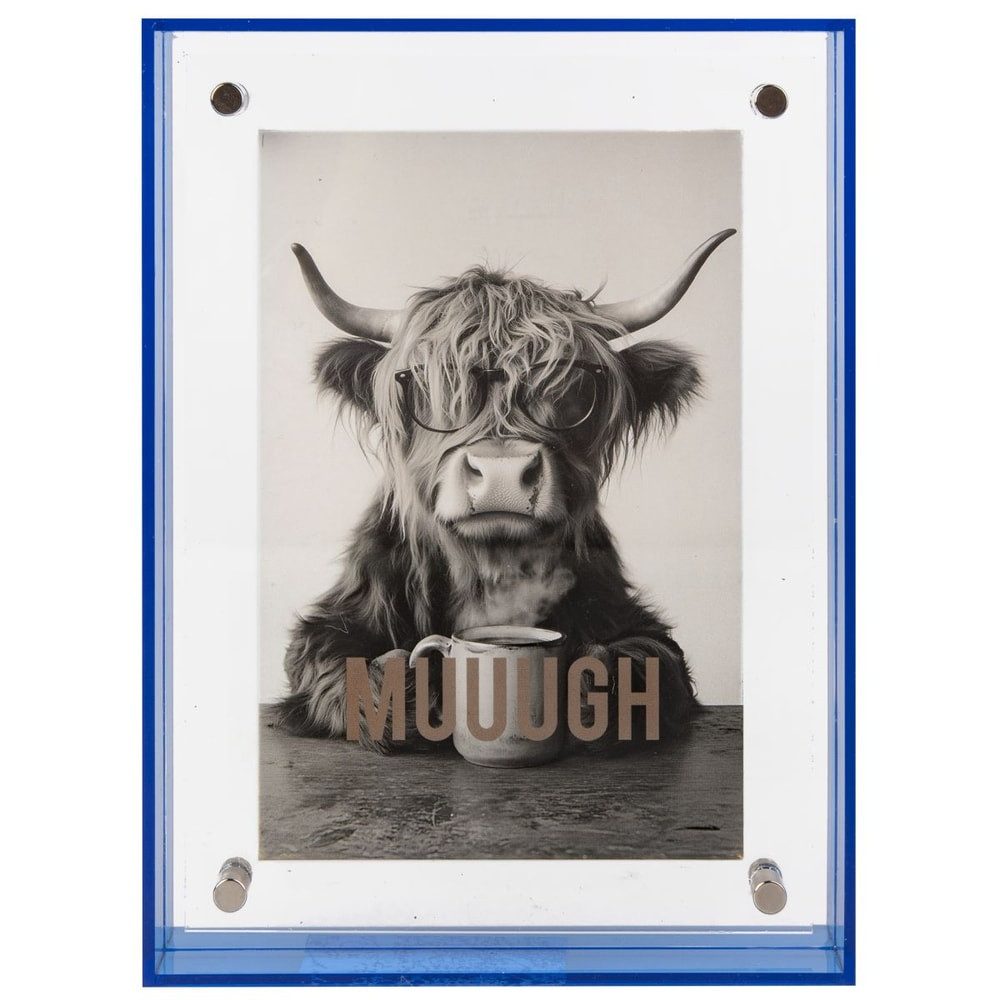 MICA Bilderrahmen Acryl Bilderrahmen - blau - 1 Stück