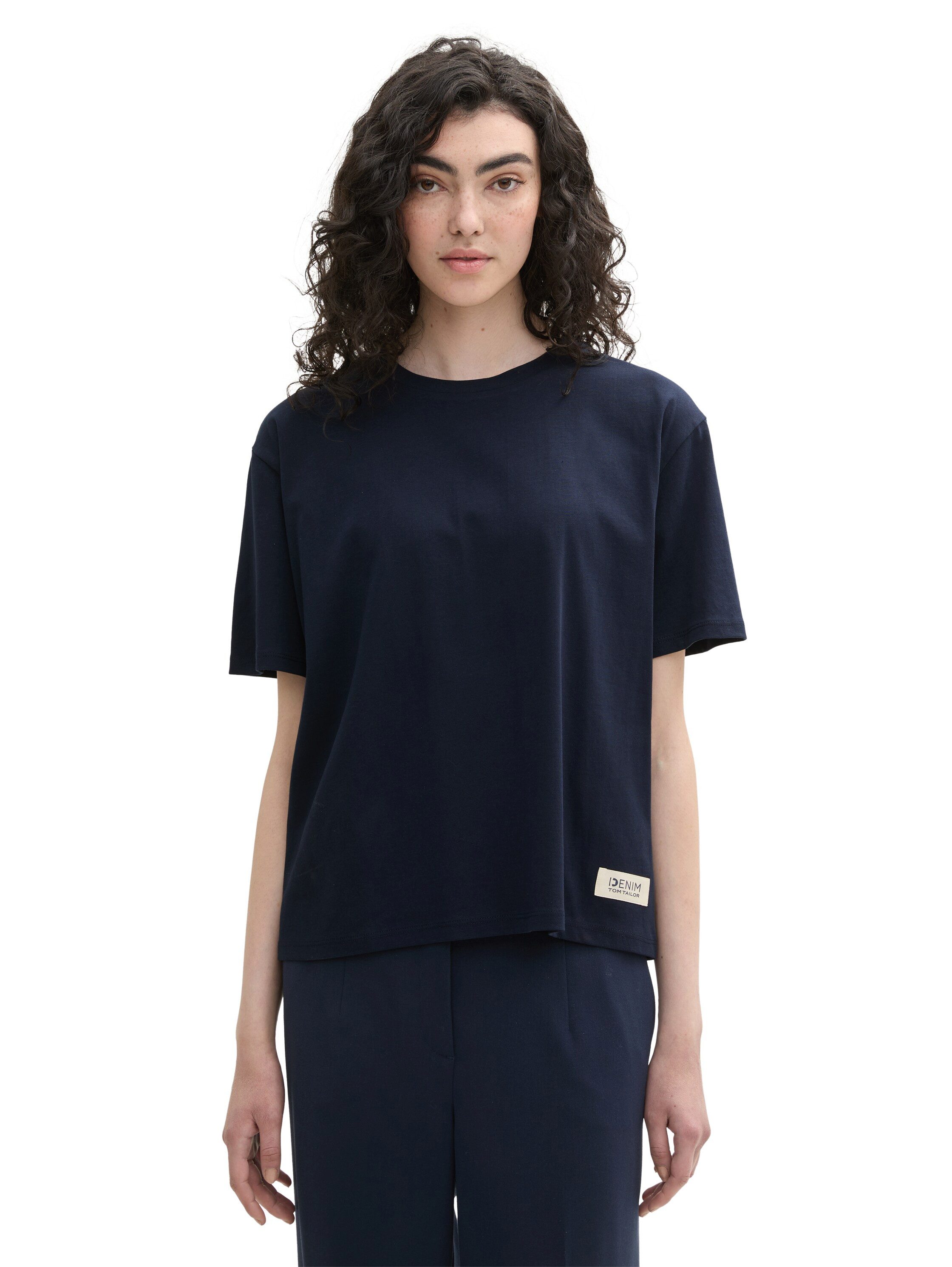 TOM TAILOR Denim T-Shirt Boxy aus günstig online kaufen