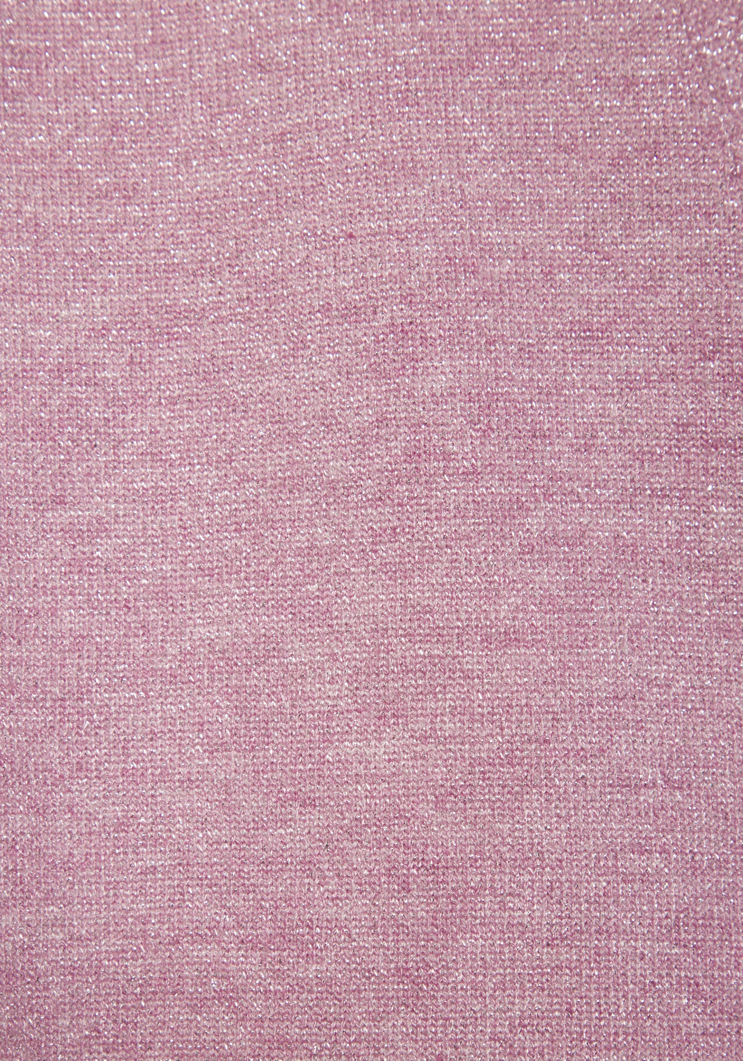 LASCANA Stricktop mit glänzendem Lurexgarn Figurbetontes Strickshirt, Partytop mit Glitzergarn, festlich-elegant – Bild 5 von 5