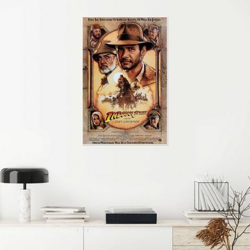 Posterlounge Poster Vintage Entertainment Collection, Indiana Jones und der letzte Kreuzzug (Englisch)